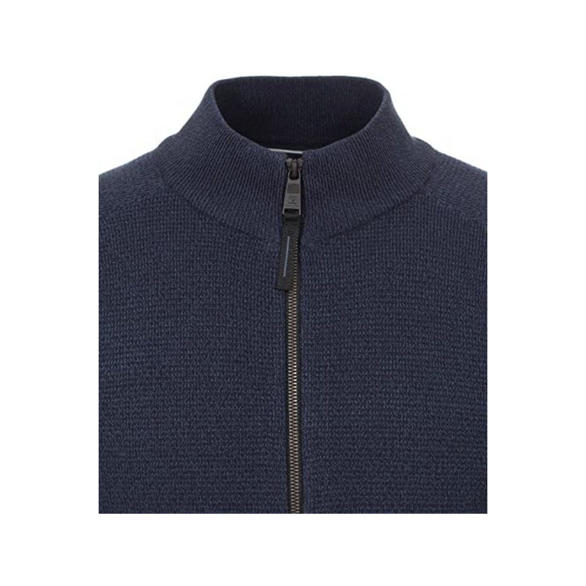 (1-tlg) VENTI regular fit V-Ausschnitt-Pullover blau