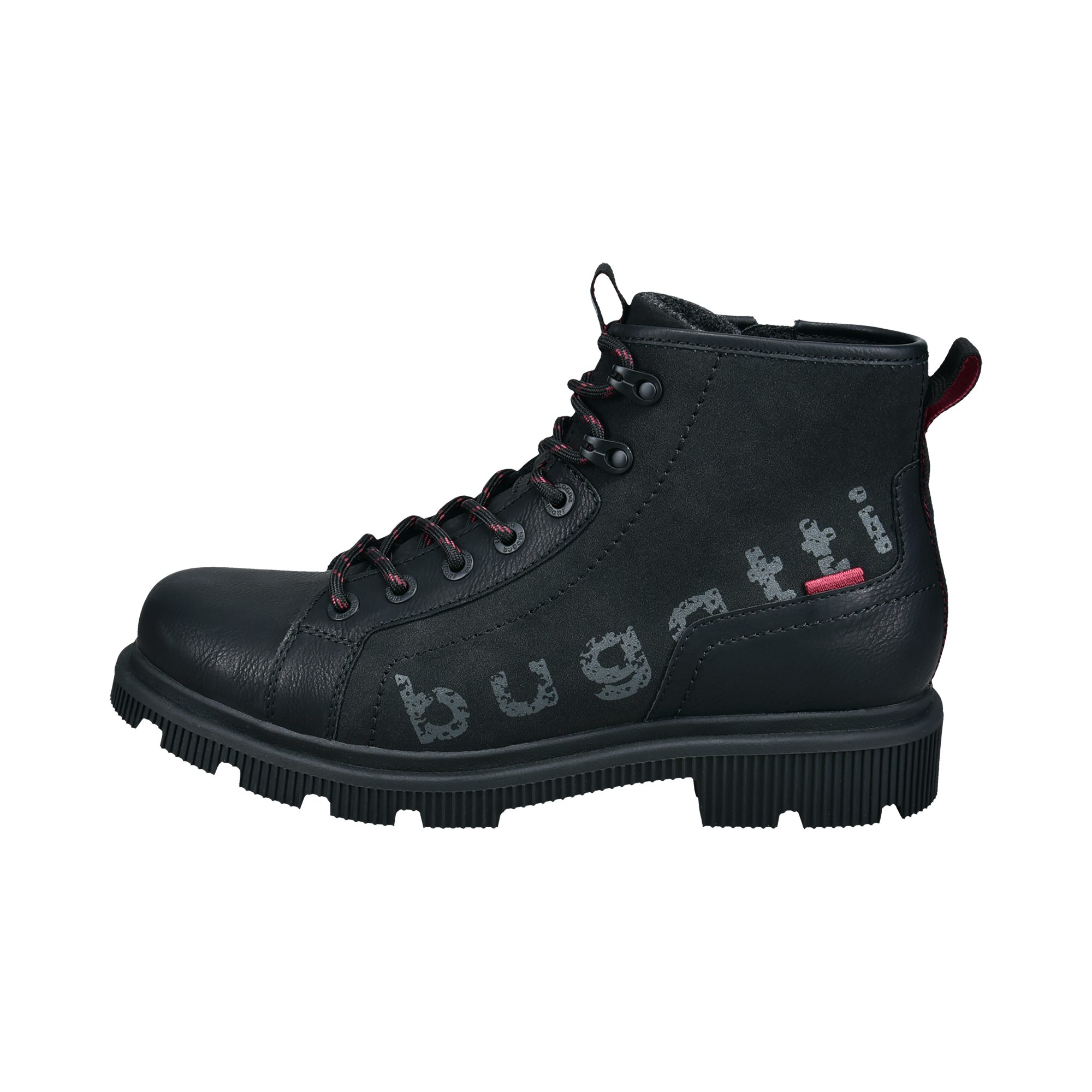 bugatti Schnürboots Winterboots, Herrenschuh mit Profilsohle