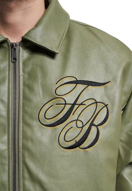 Fubu Lederjacke Fubu Herren FM234-008-2 FUBU FB Initials Leather Coach Jacket (1-St)