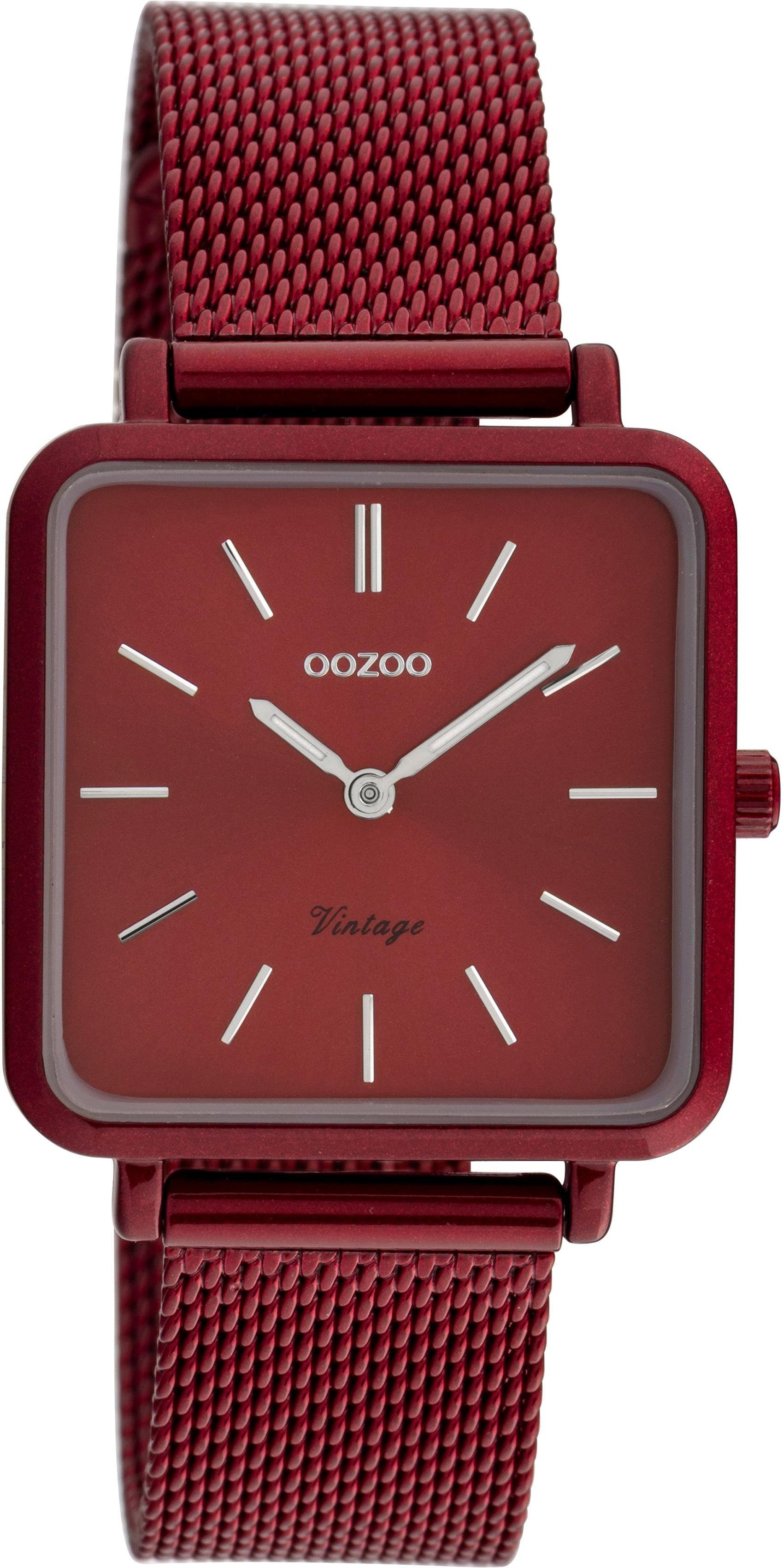 OOZOO Quarzuhr C20011, Armbanduhr, Damenuhr, Edelstahlarmband günstig online kaufen