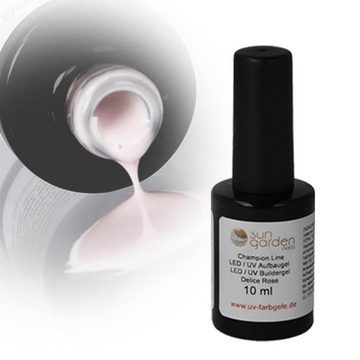 Sun Garden Nails Nagellack-Set UV/LED Nail Set 3 mit UV/LED Aufbaugel Delice Rose inkl. UV/LED Lampe