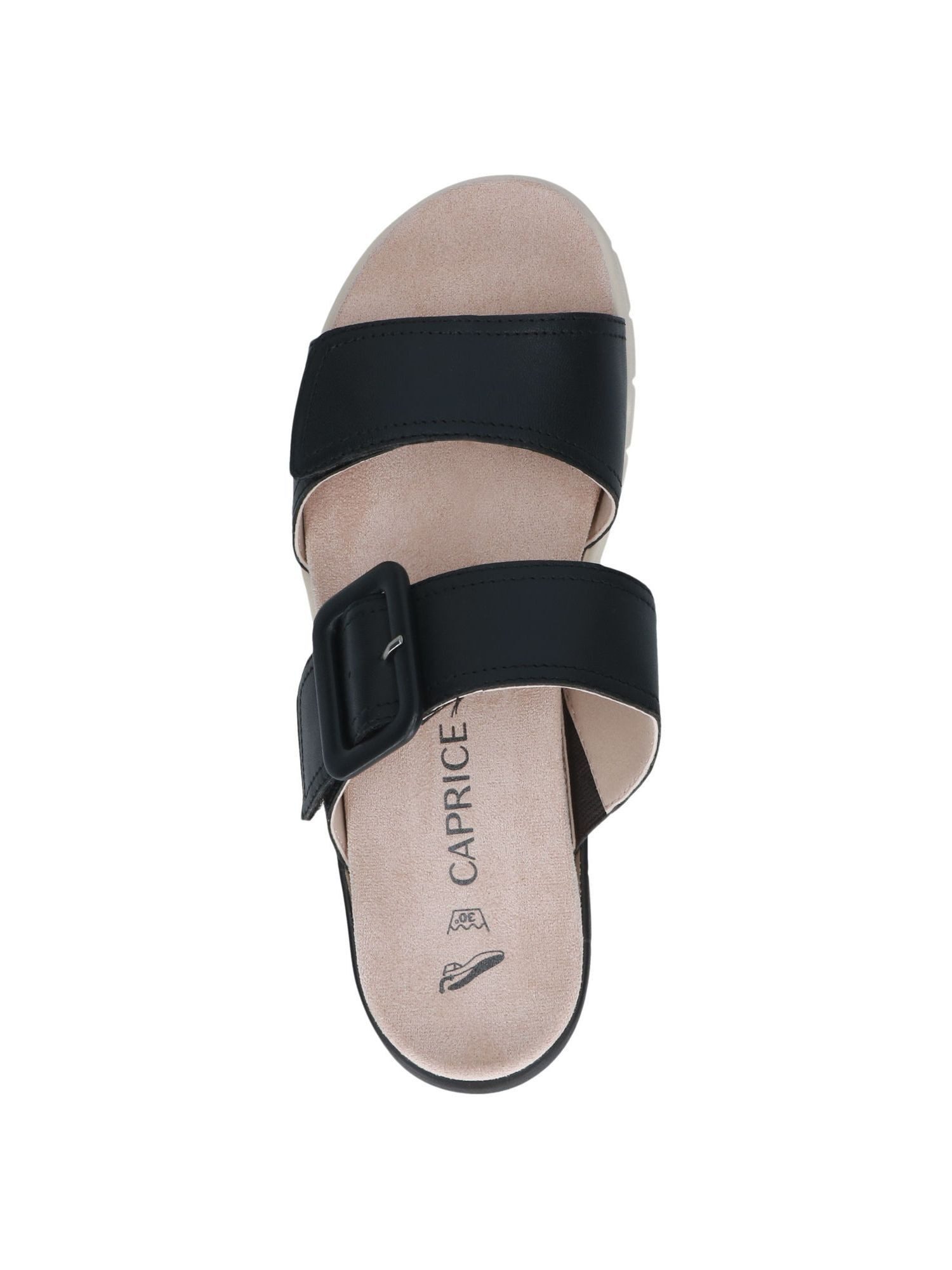 Caprice CAP Memo/rem.f. aus Leder kein Absatz 9-27203-44 Pantolette CAP Memo/rem.f.