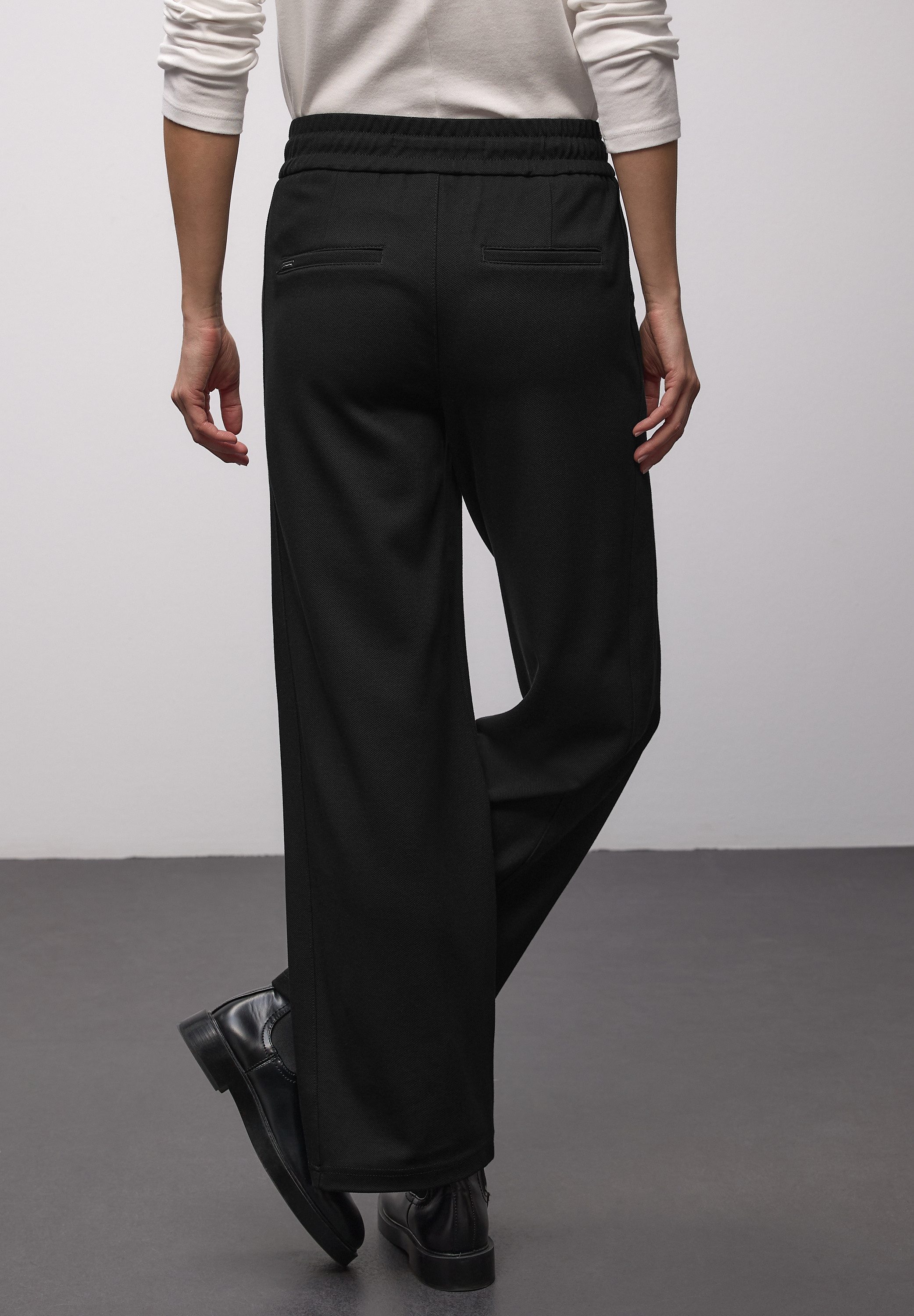STREET ONE Stoffhose mit Tape-Details günstig online kaufen