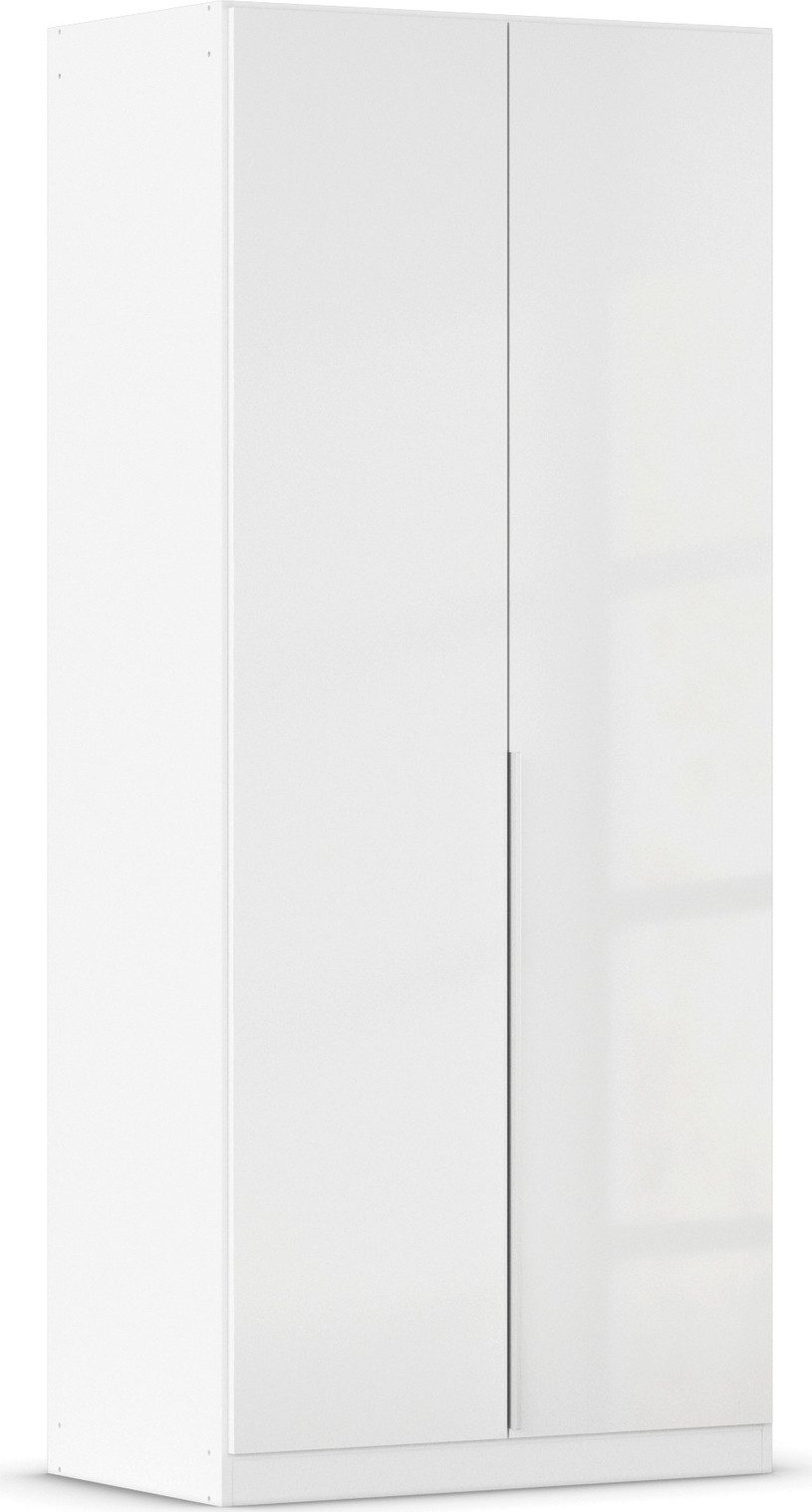 rauch Drehtürenschrank Kleiderschrank Schrank Garderobe AGORDO TOPSELLER Schlafzimmer (in zwei Griff-Farben mit Dekor- oder Hochglanzfront) durchdachte Innenausstattung, in 6 Breiten und 2 Höhen MADE IN GERMANY