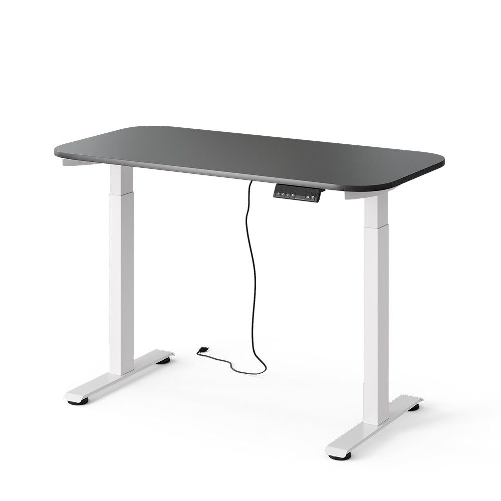 Vicco Schreibtisch Elevate, Weiß/Anthrazit/Weiß, 120 x 60 cm 2 Motoren (1-St)