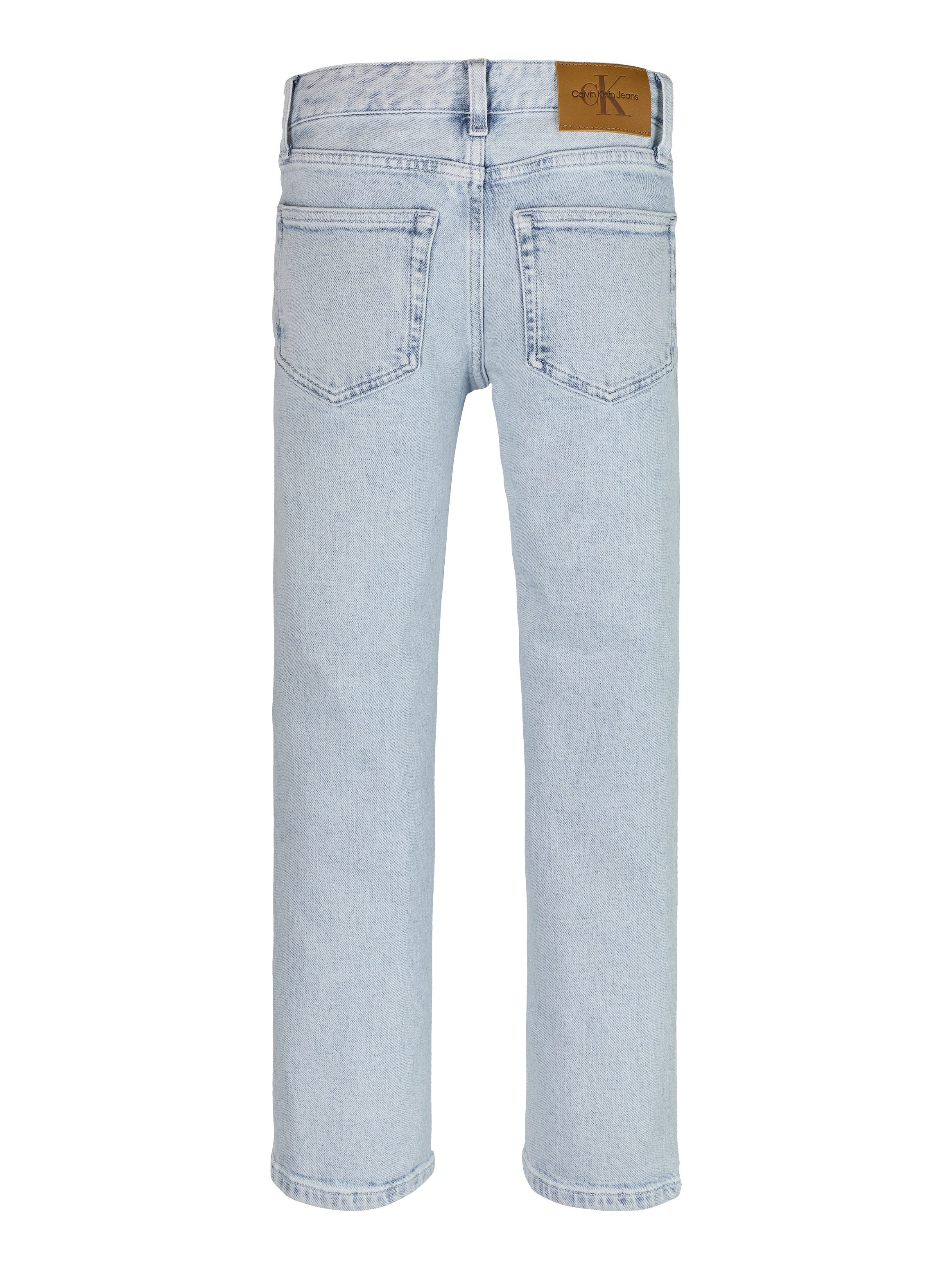Calvin Klein Jeans Straight-Jeans CLEAN SKY BLUE REG. STRAIGHT in Stone Waschung – Bild 5 von 5