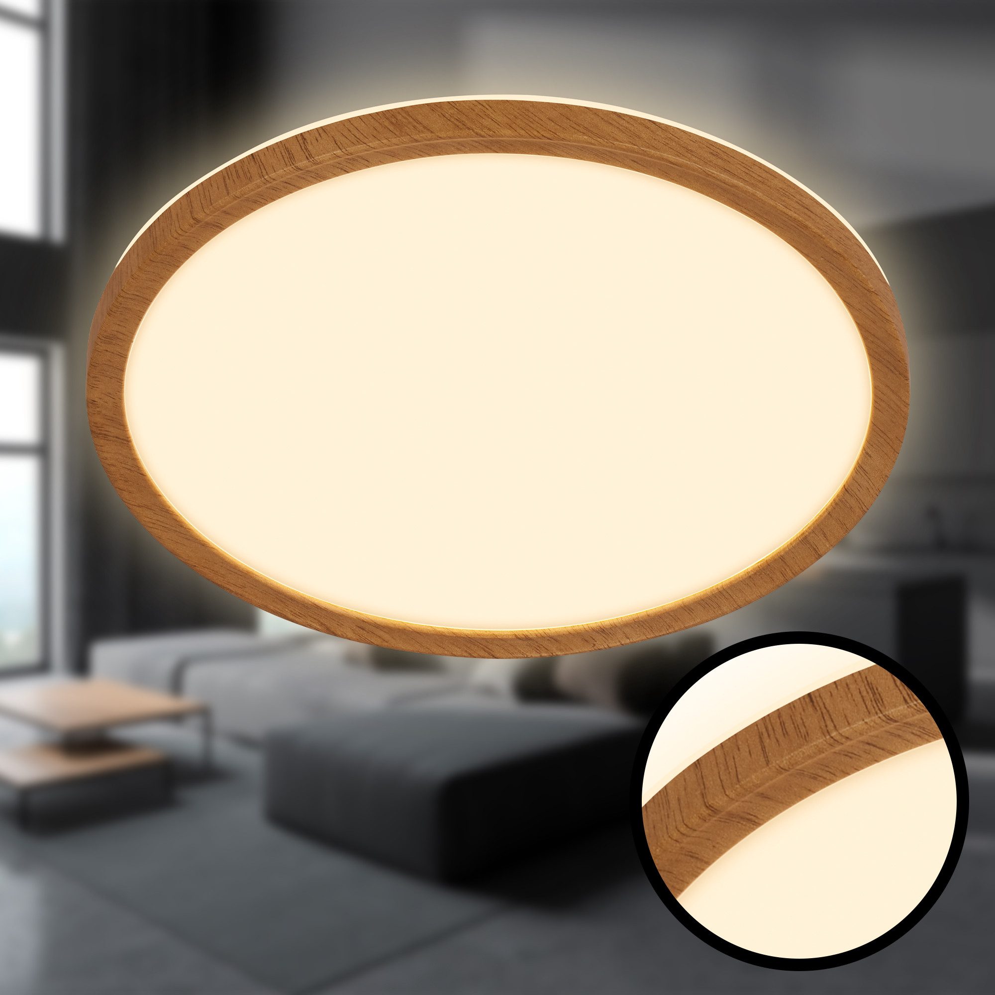 Briloner Leuchten Deckenleuchte LED Deckenlampe Extra-Warmweiß günstig online kaufen