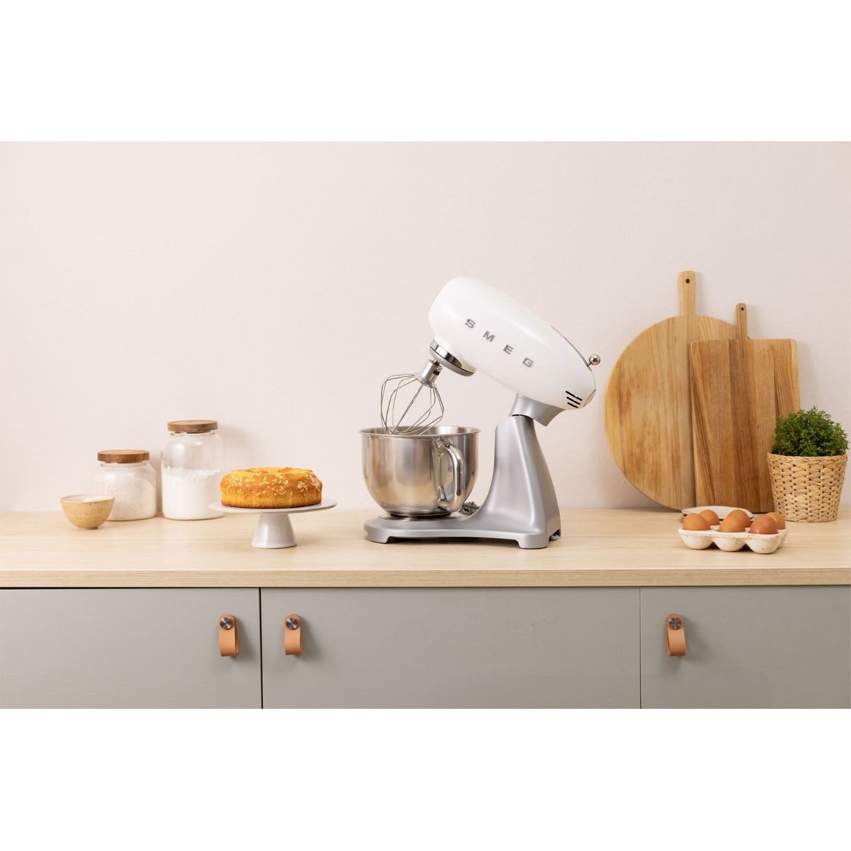 Smeg Küchenmaschine Küchenmaschine SMF04WHEU weiß