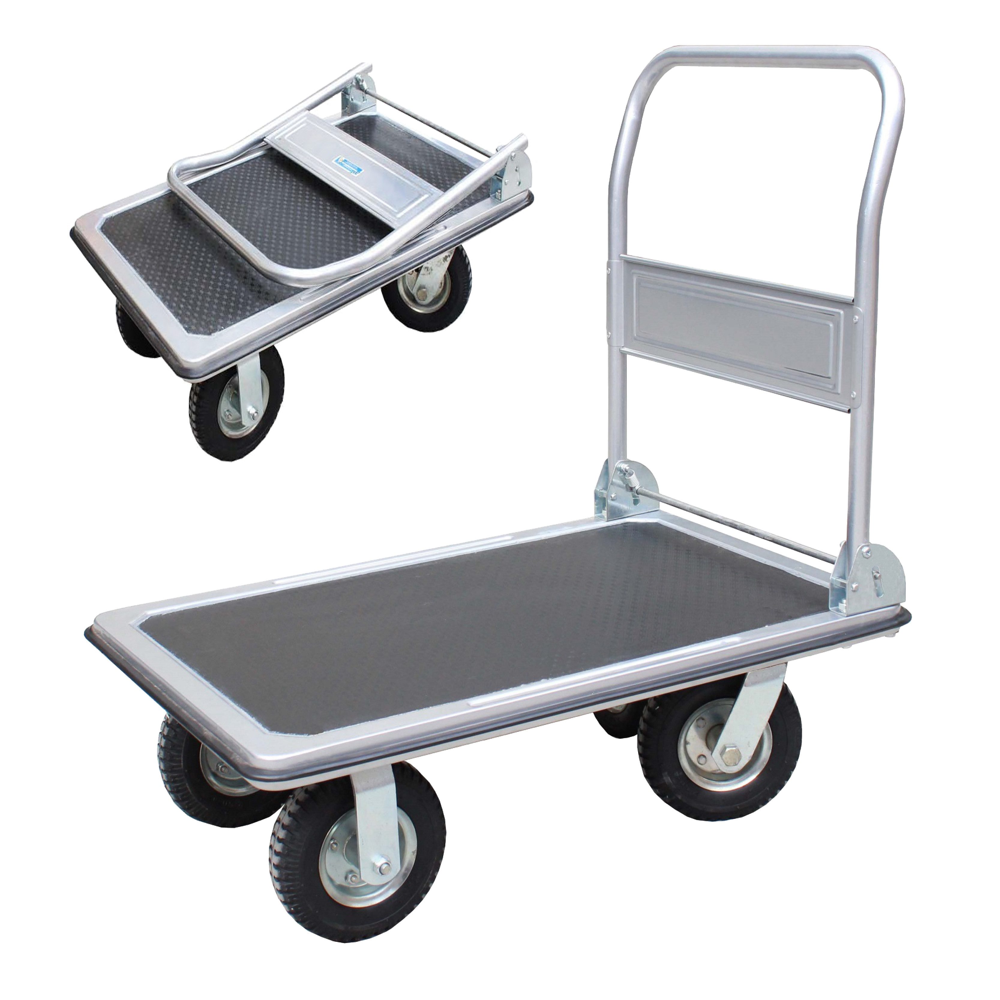 TRUTZHOLM Transportwagen Plattformwagen 300 kg luftbereift Handwagen Transportkarre