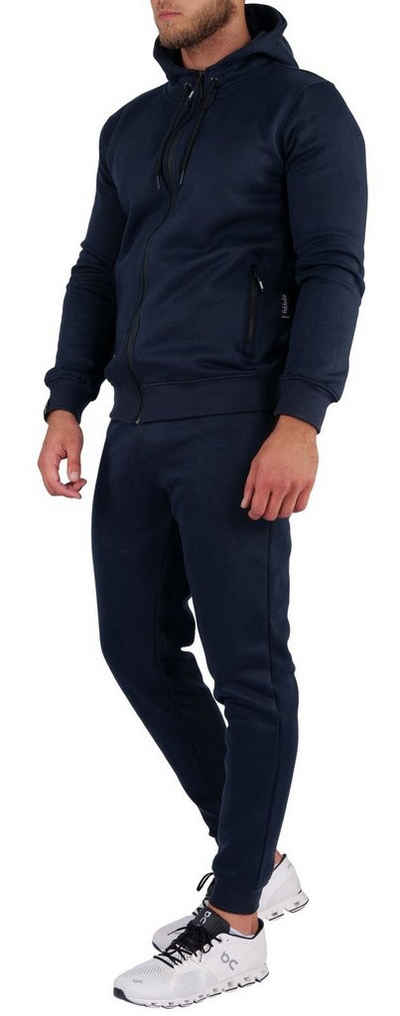 O'Poppy Jogginganzug Herren dunkelblau (2-tlg), mit Kapuze und Taschen mit Reißverschluss