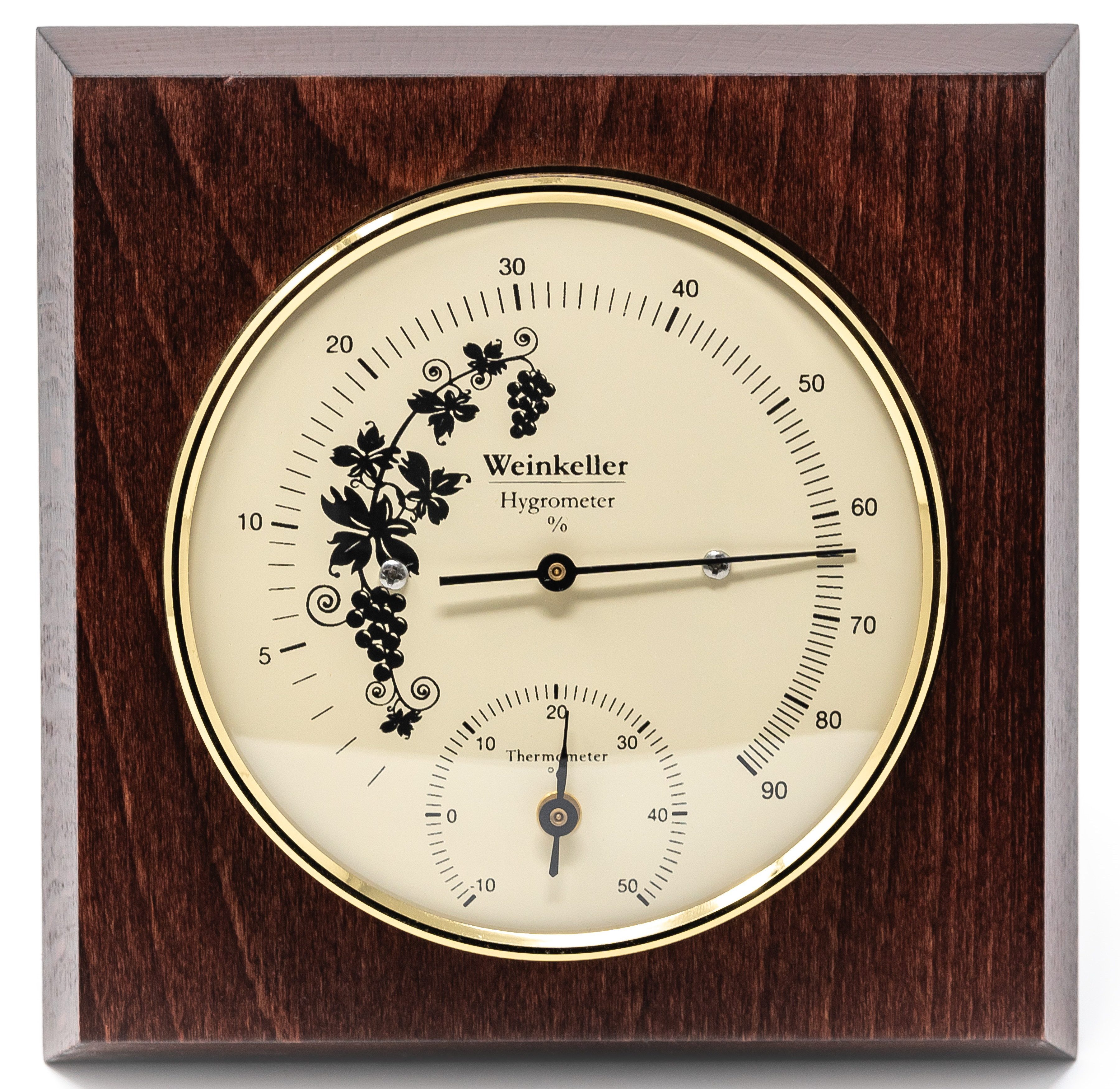 Fischer Hygrometer Fischer 1225HT-22 Weinkeller Hygrothermometer 140x140 Made in Germany