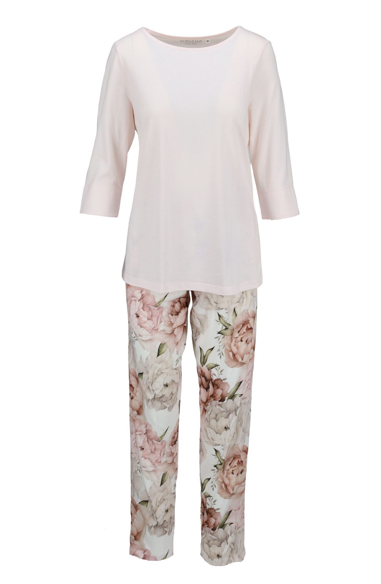 Ringella Pyjama - Schlafanzug mit 3/4 Arm und langer Hose (2 tlg) Farbbrillante Baumwoll-Modalmischung