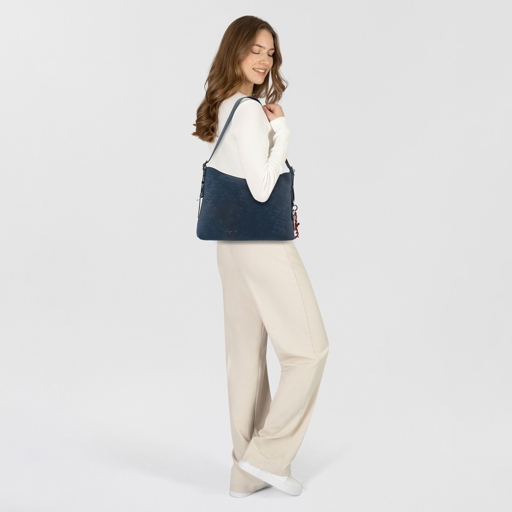 Desigual Schultertasche Sierra, Polyurethan