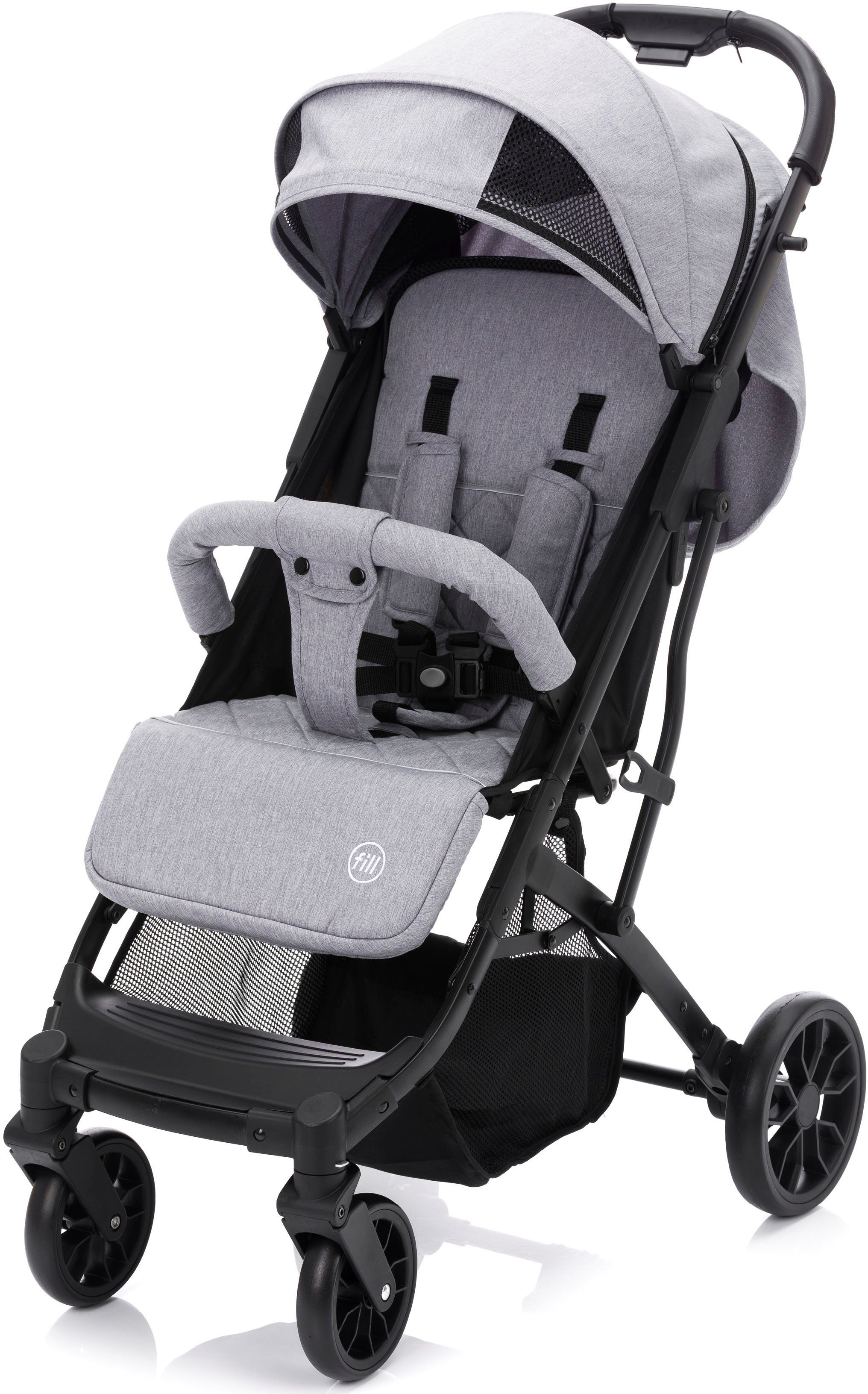 Fillikid Kinder-Buggy Styler Elite, hellgrau melange