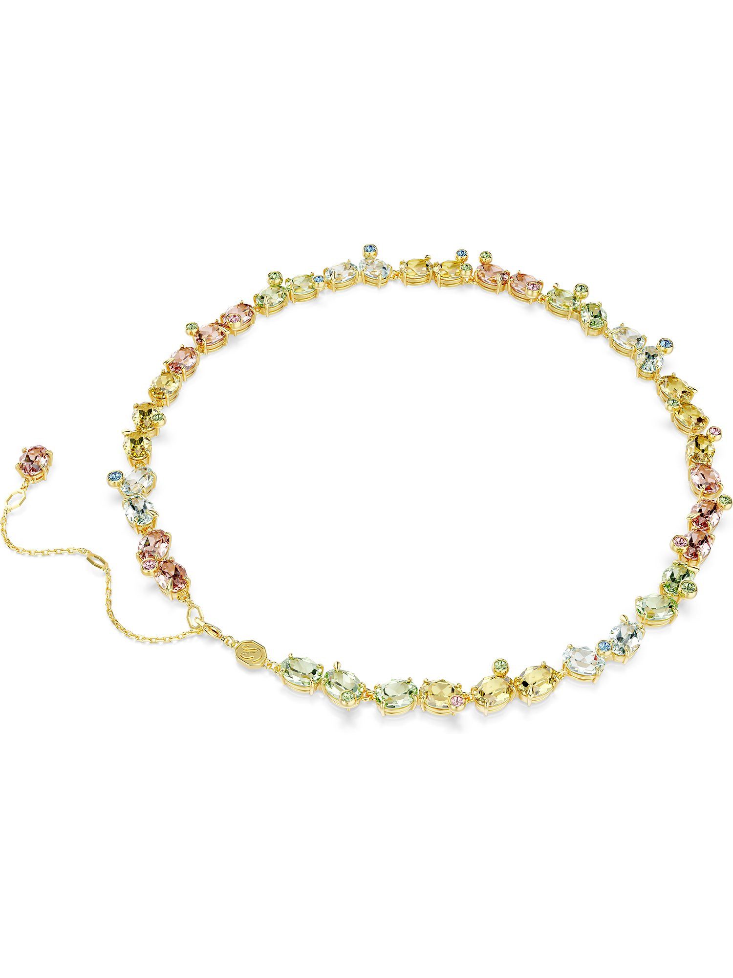 Swarovski Collier Swarovski Damen-Kette Metall Swarovski-Kristall günstig online kaufen