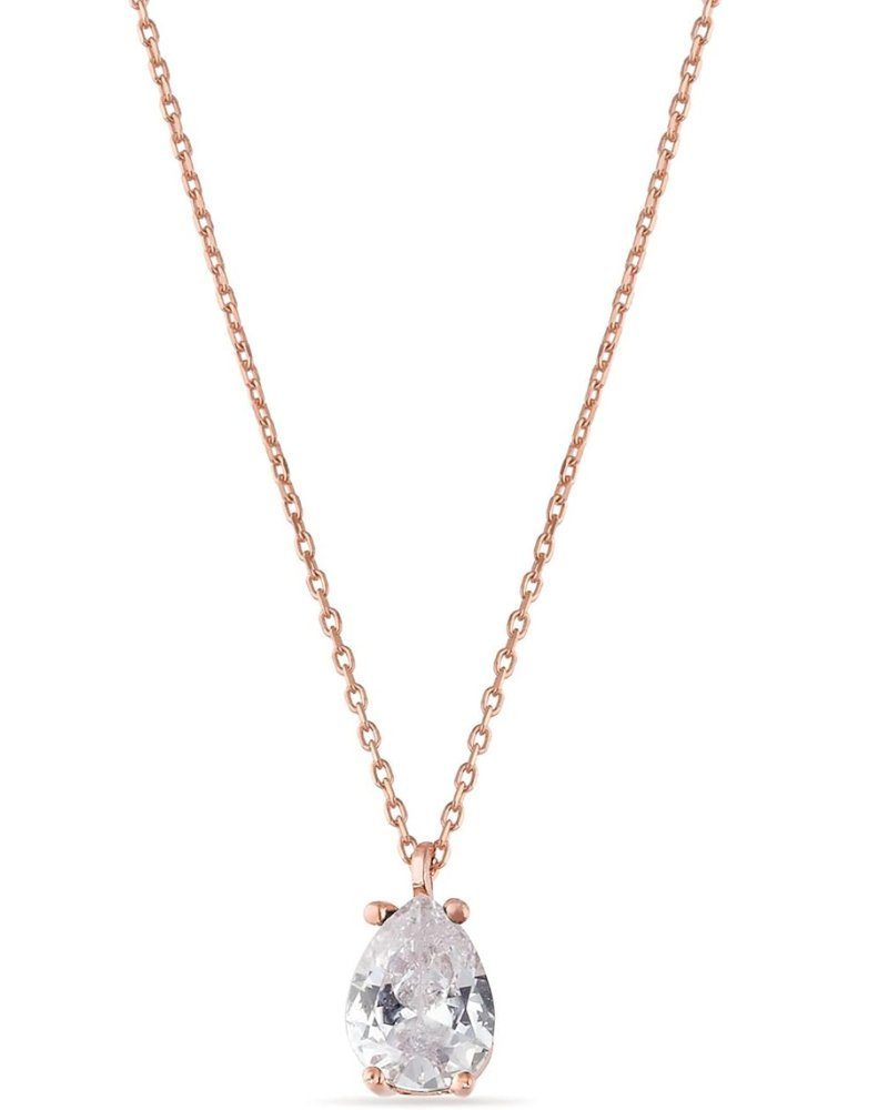 Einzelstück Kette mit Anhänger Einzelstück Halskette mit Tropfen Kristall A günstig online kaufen