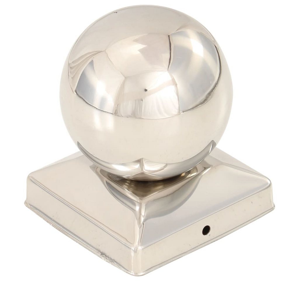 Thumbnail - vidaXL Pfostenkappe, Pfostenkappen 6 Stk. Kugelform Edelstahl 81 x 81 mm