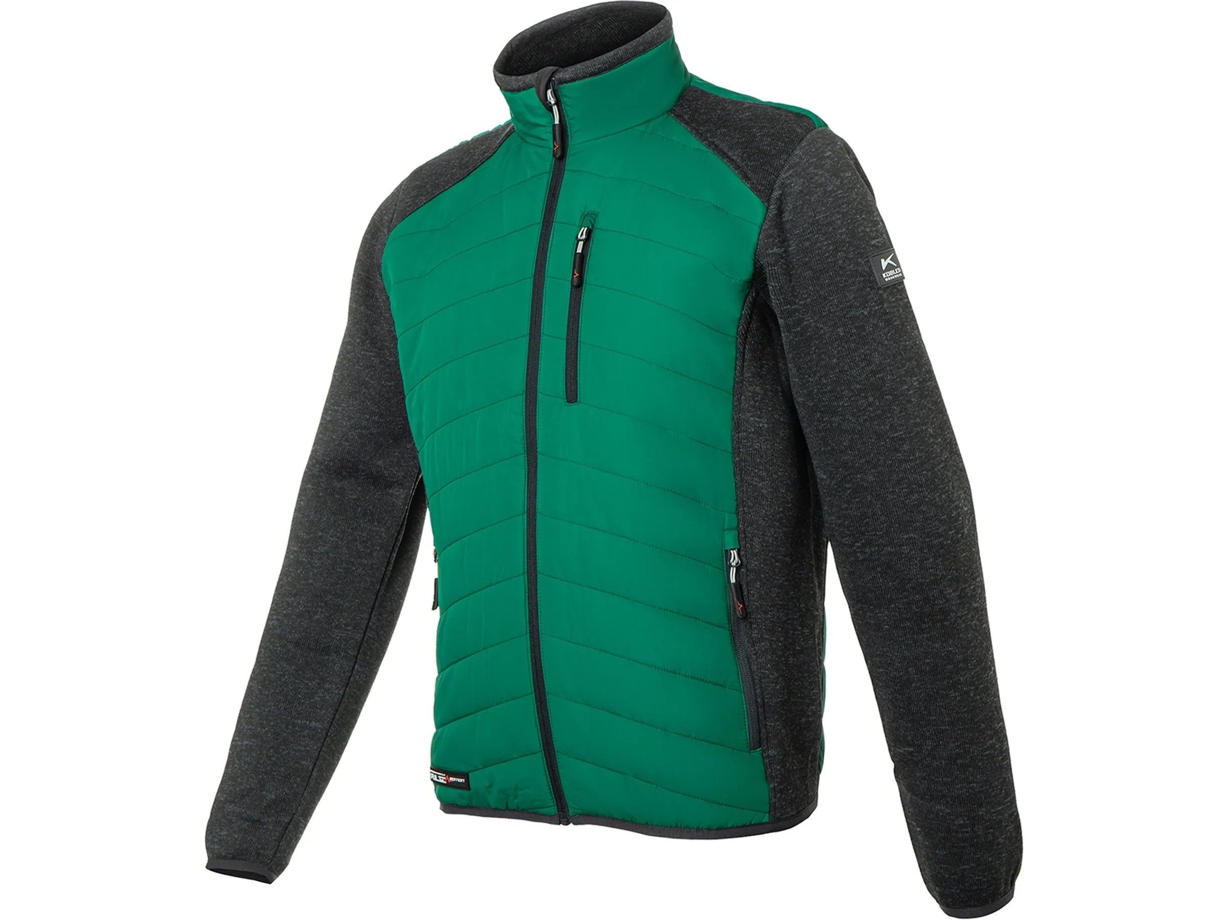 Kübler Arbeitsjacke workwear Hybridjacke PULSE TECH grün Übergangsjacke