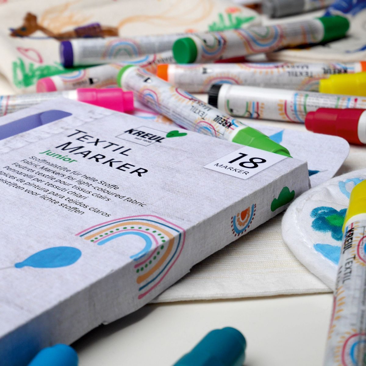 C. KREUL Textilmarker KREUL Textil Marker medium Junior 18er Set