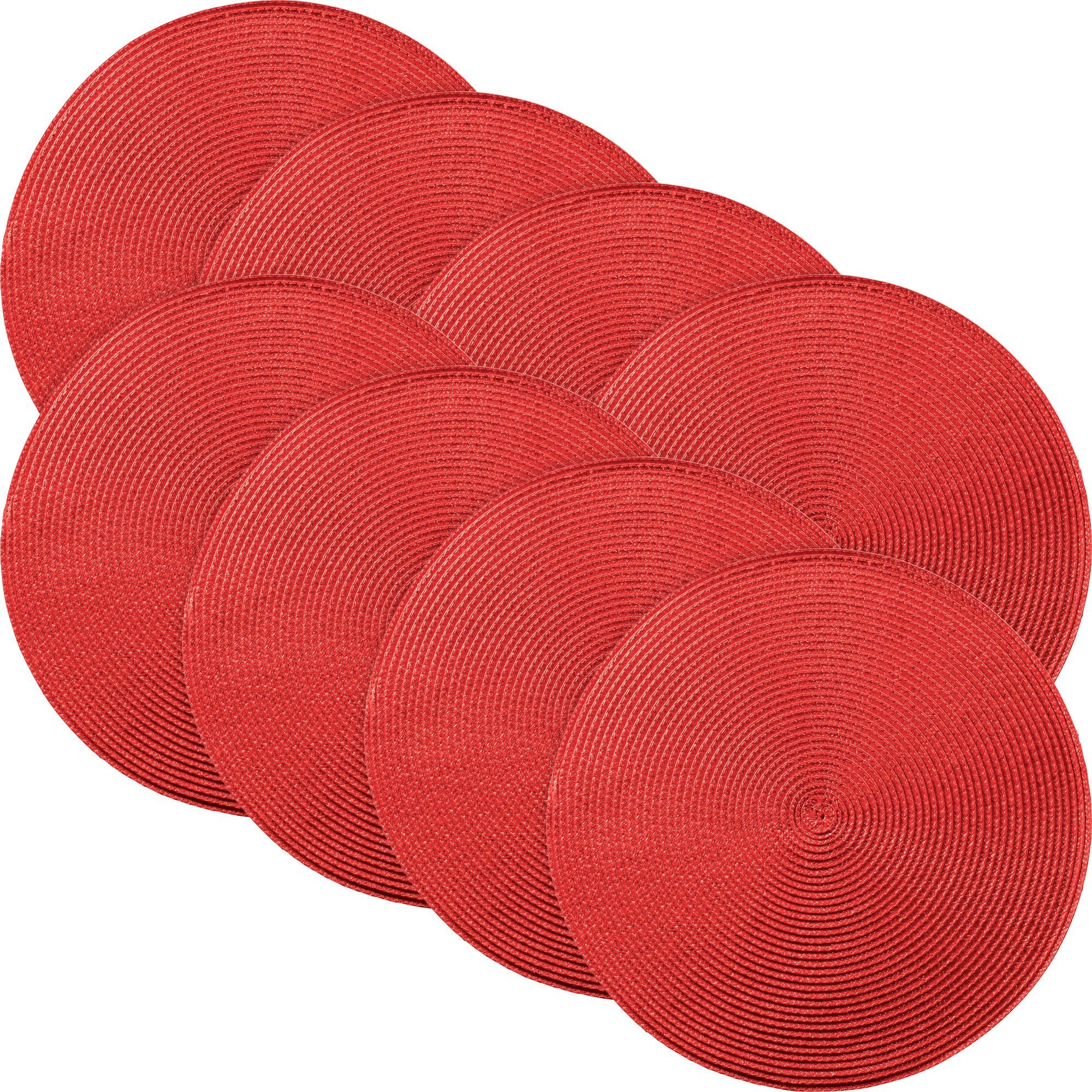 Erwin Müller Platzset Tischset "Amadora" 8er-Pack, Uni