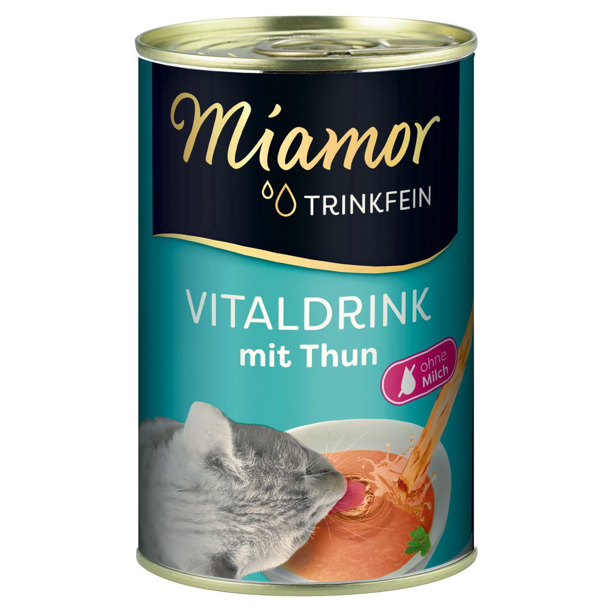 Miamor Trinkfein Vitaldrink mit Thunfisch 135 ml - 24 Stück, für: Katze