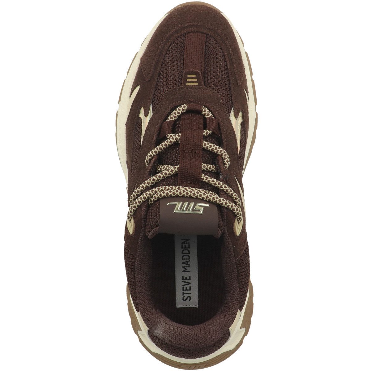 STEVE MADDEN Ample Damen Sneaker Turnschuhe, Sportschuhe, Freizeitschuhe, Halbschuhe, Schnürschuhe