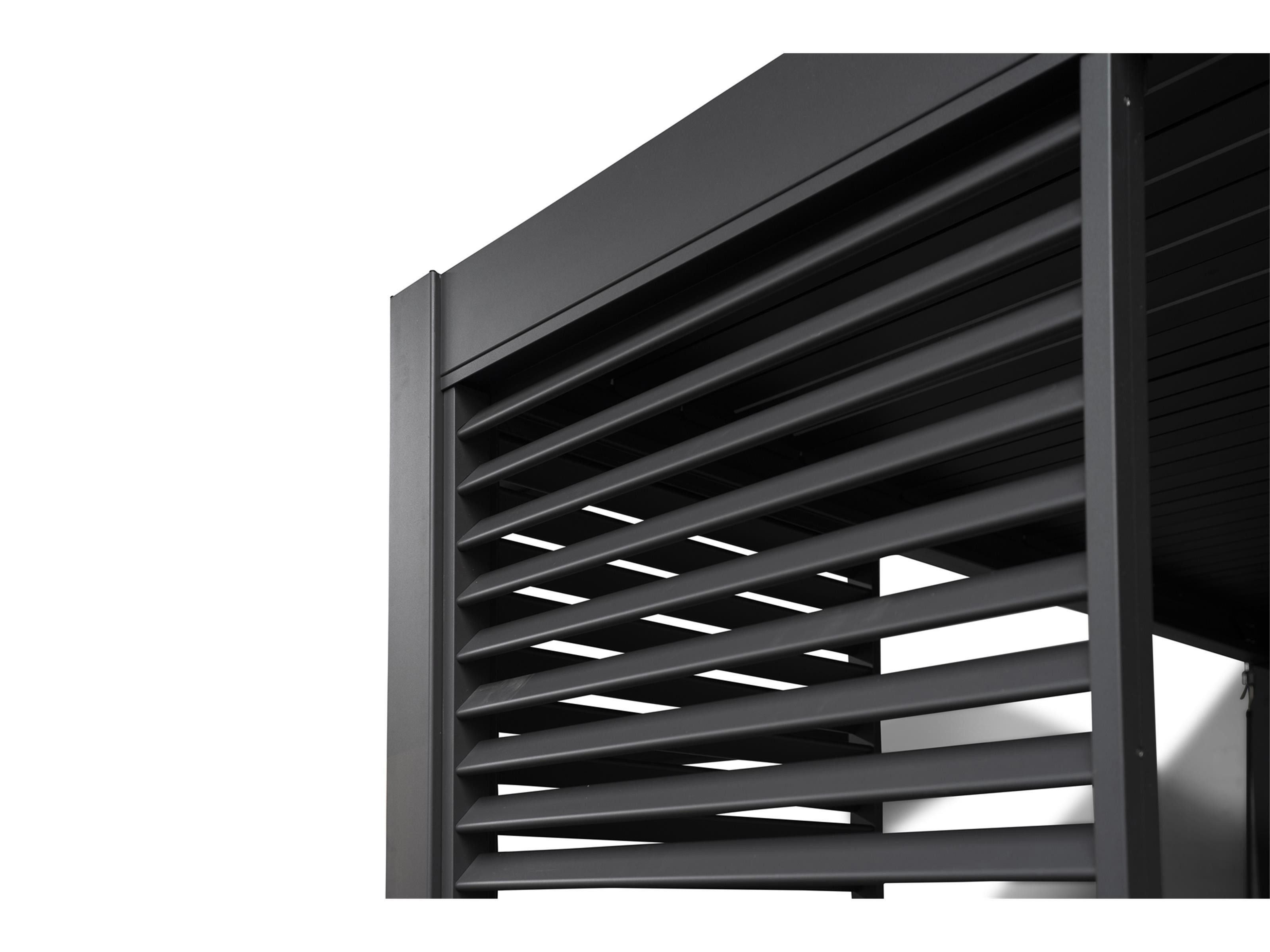 Green Spirit Pergola »Mirador« Seitenwand für 3m Pergola Pavillon Sichtschutz, anthrazit, für Pergola Classic & Deluxe, wetterfest - Garten, Terrasse