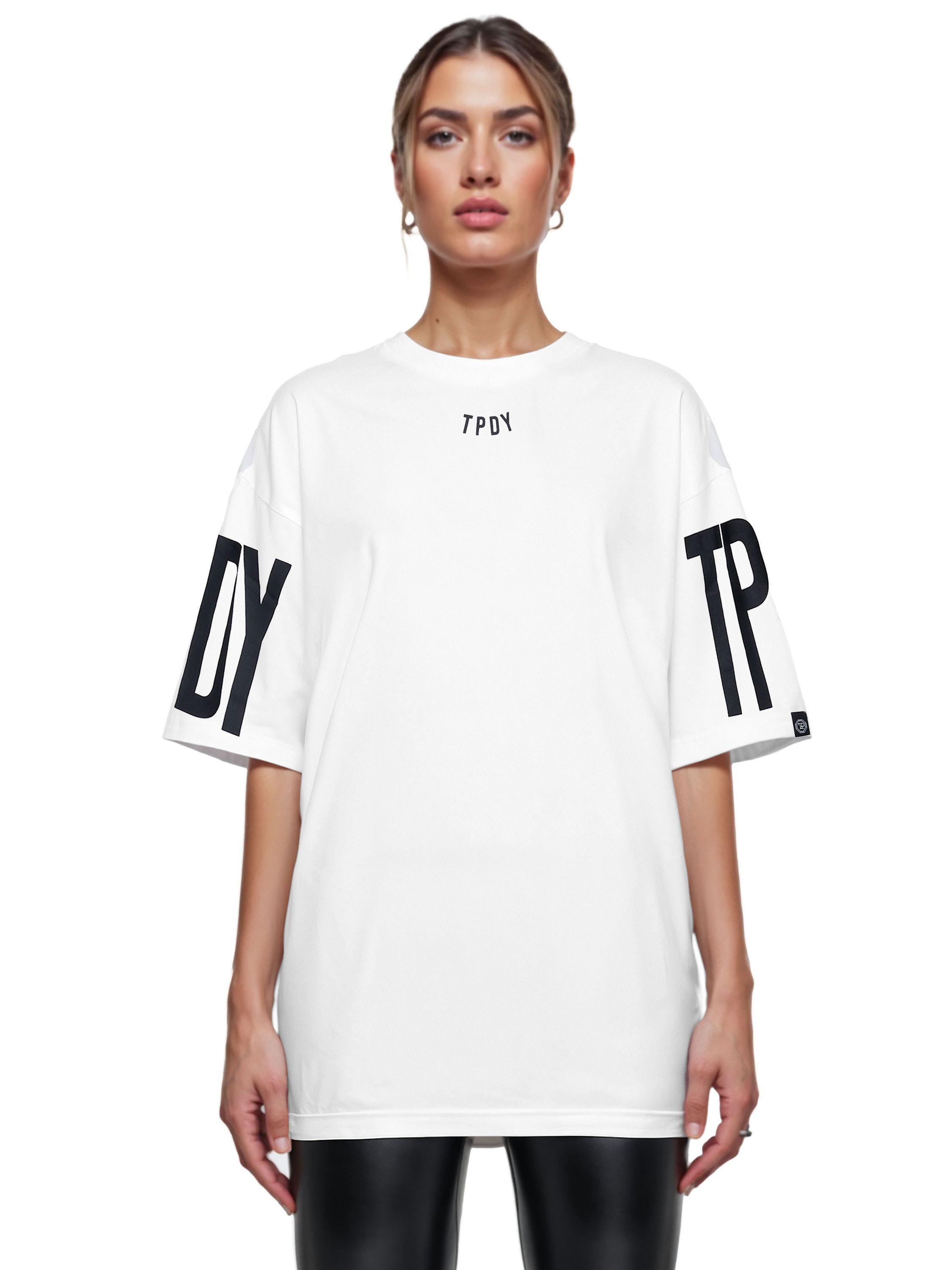 trueprodigy Oversize-Shirt Viktor F Logoprint Rundhals günstig online kaufen
