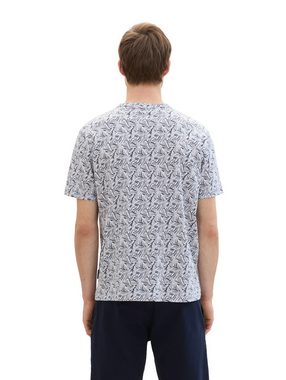 TOM TAILOR Kurzarmshirt allover printed t-shirt