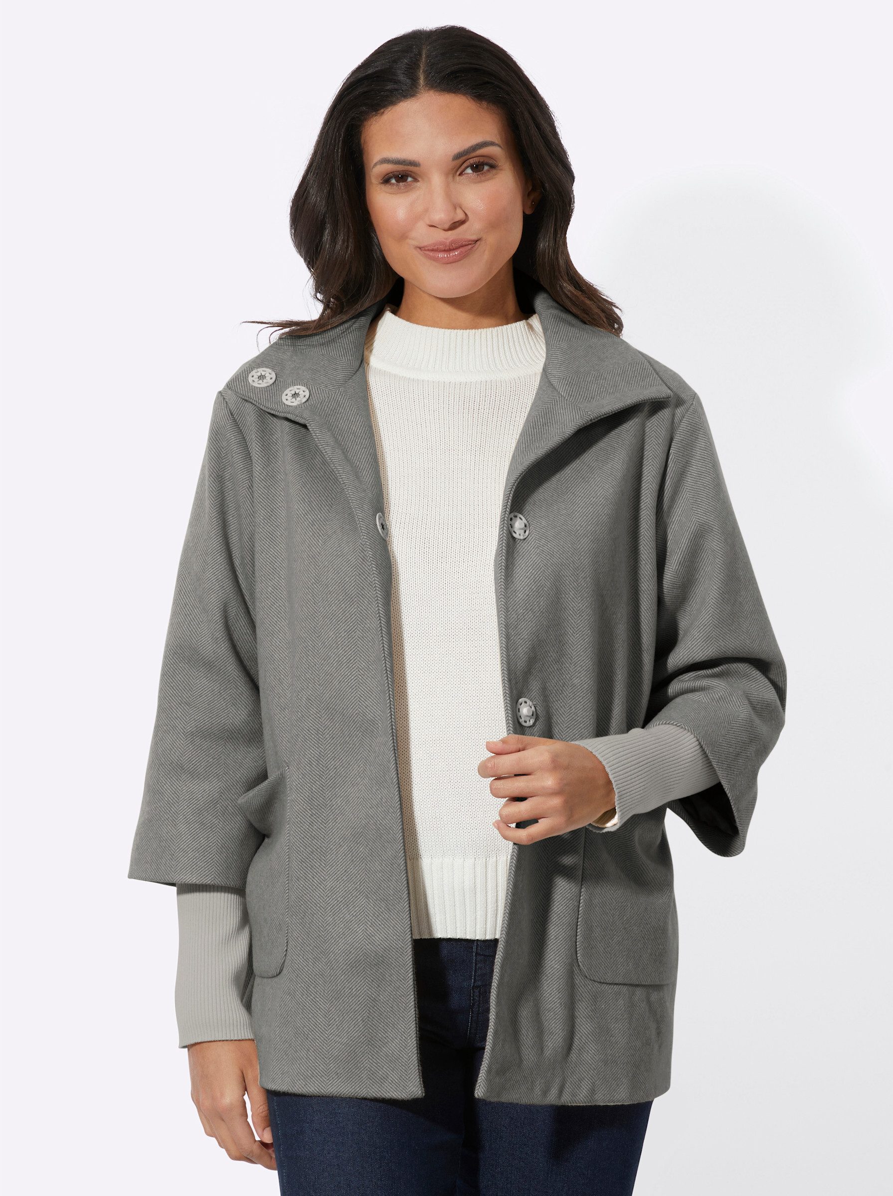 Sieh an! Allwetterjacke Jacke Langarm