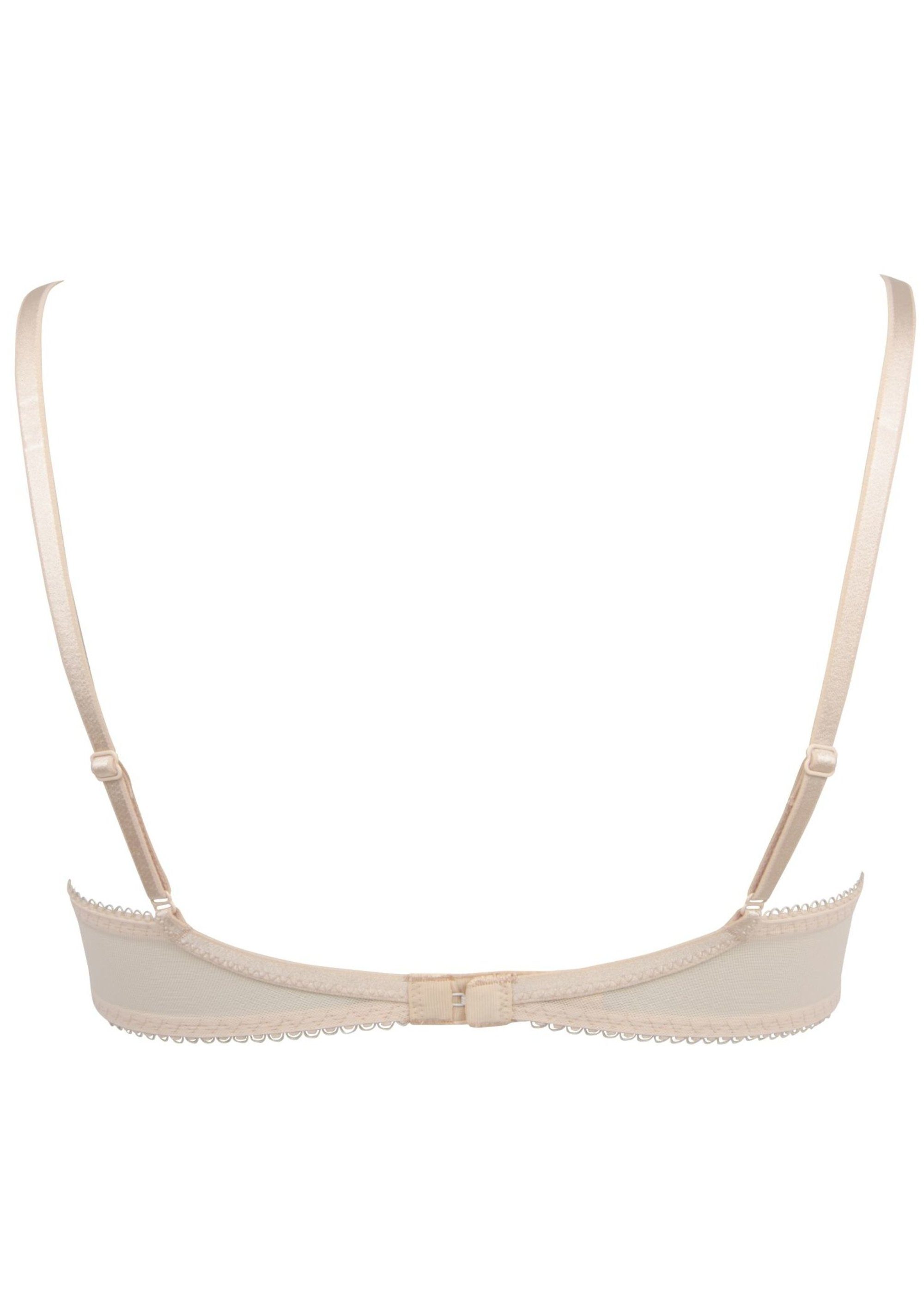 Gossard T-Shirt-BH Lace T-Shirt Push-Up BH natur (T-Shirt BH, 1-tlg., Spitze/Netz)