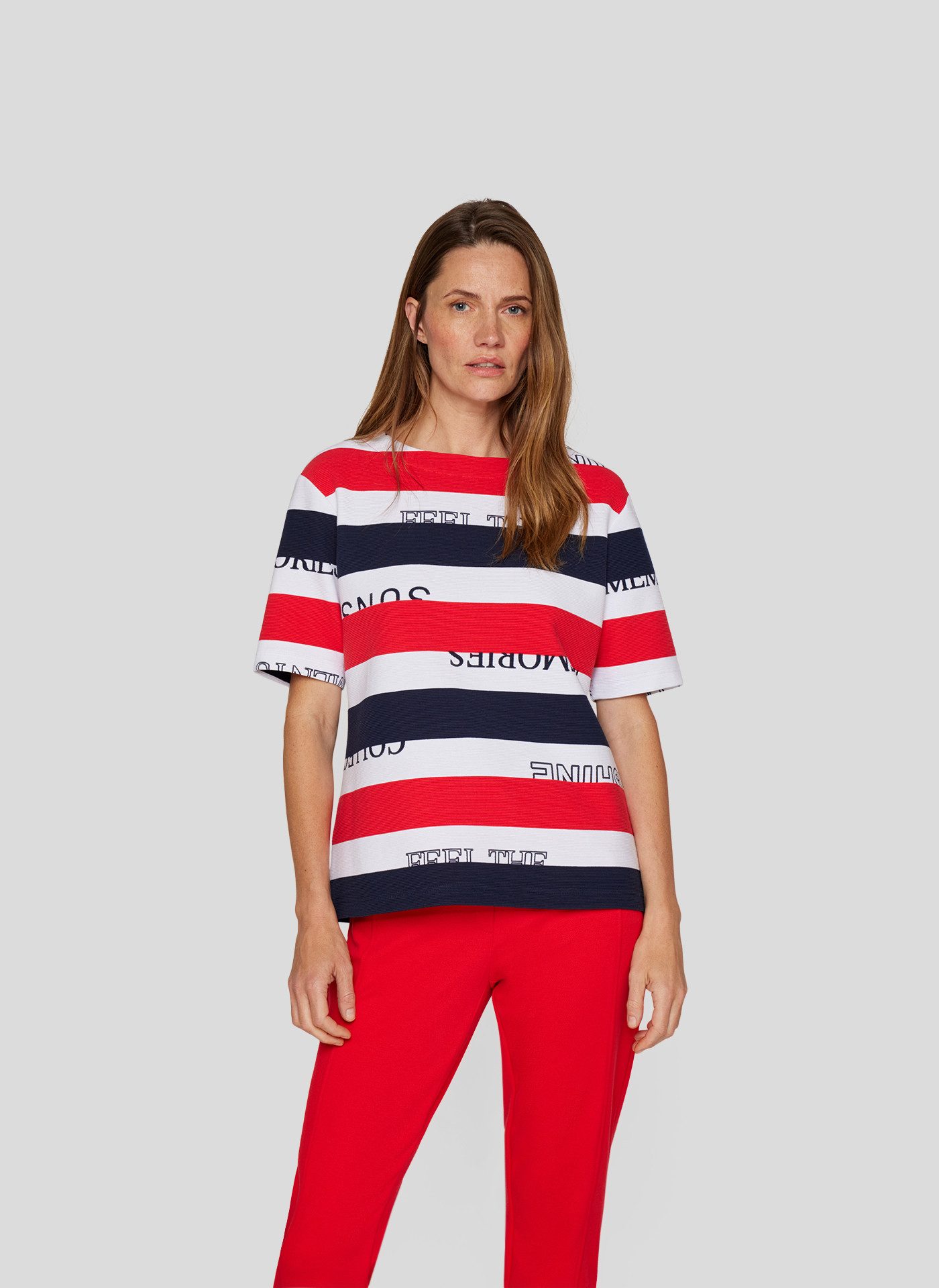 Rabe Rundhalsshirt im Colorblocking-Design günstig online kaufen