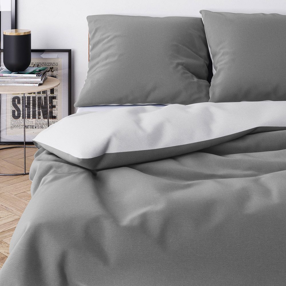 Wolkenfeld Bettwäsche Wolkenfeld Bettwäsche Allergiker Bettwäsche, unfassbar weich, Microfaser, 2 teilig, 135x200 cm, 155x220 & Übergrößen inkl. Kissenbezüge 80x80, 2-farbig