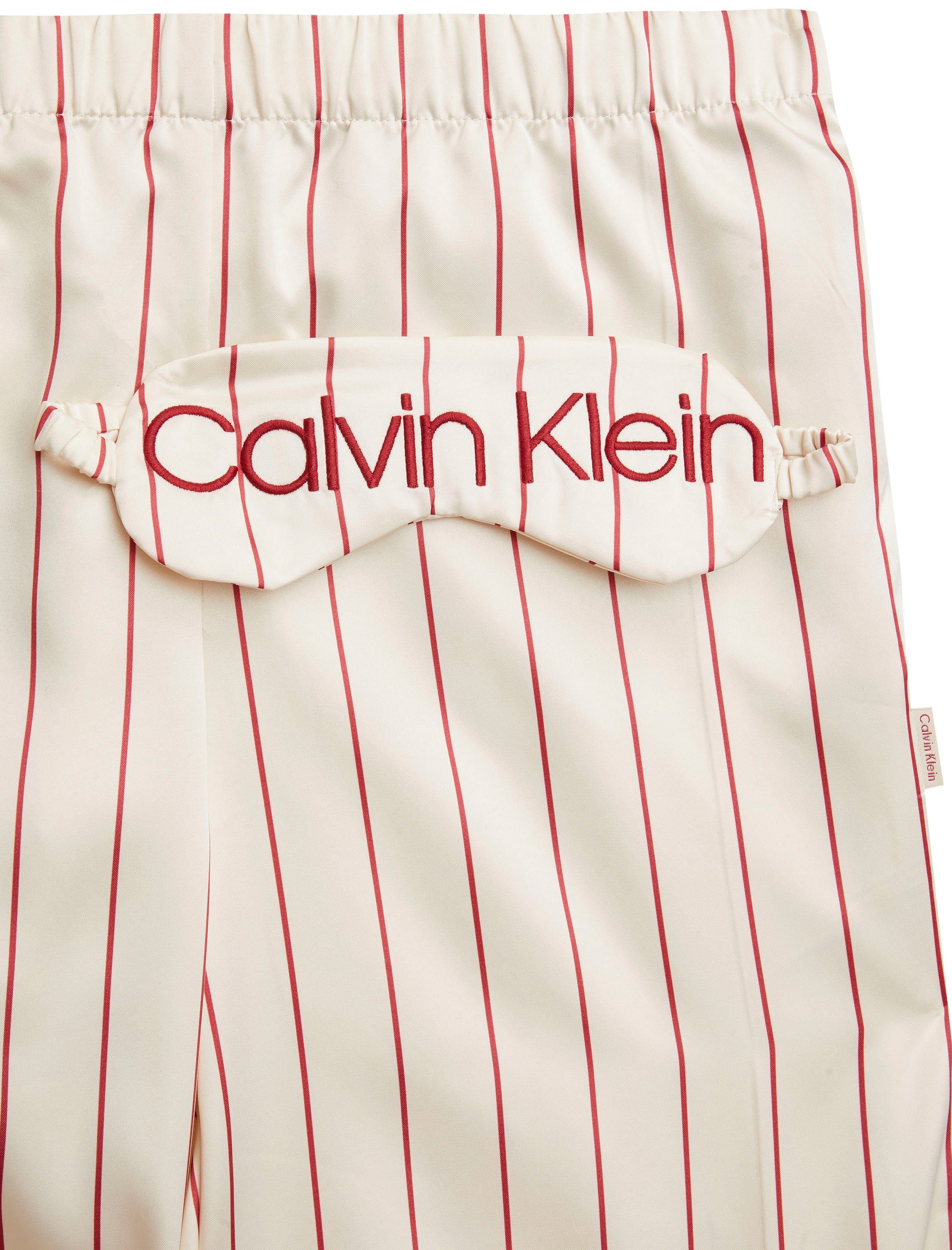 Calvin Klein Underwear L/S Stück) Pyjama SET (Set, 3 PANT Pyjama & im Set Schlafmaske