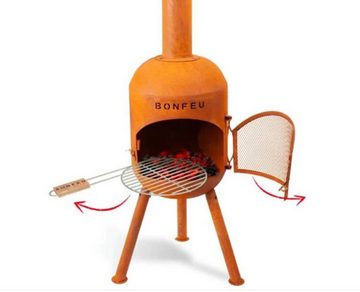 BonFeu Grillkamin Bonfeu Bonsolo Gartenkamin + Grill