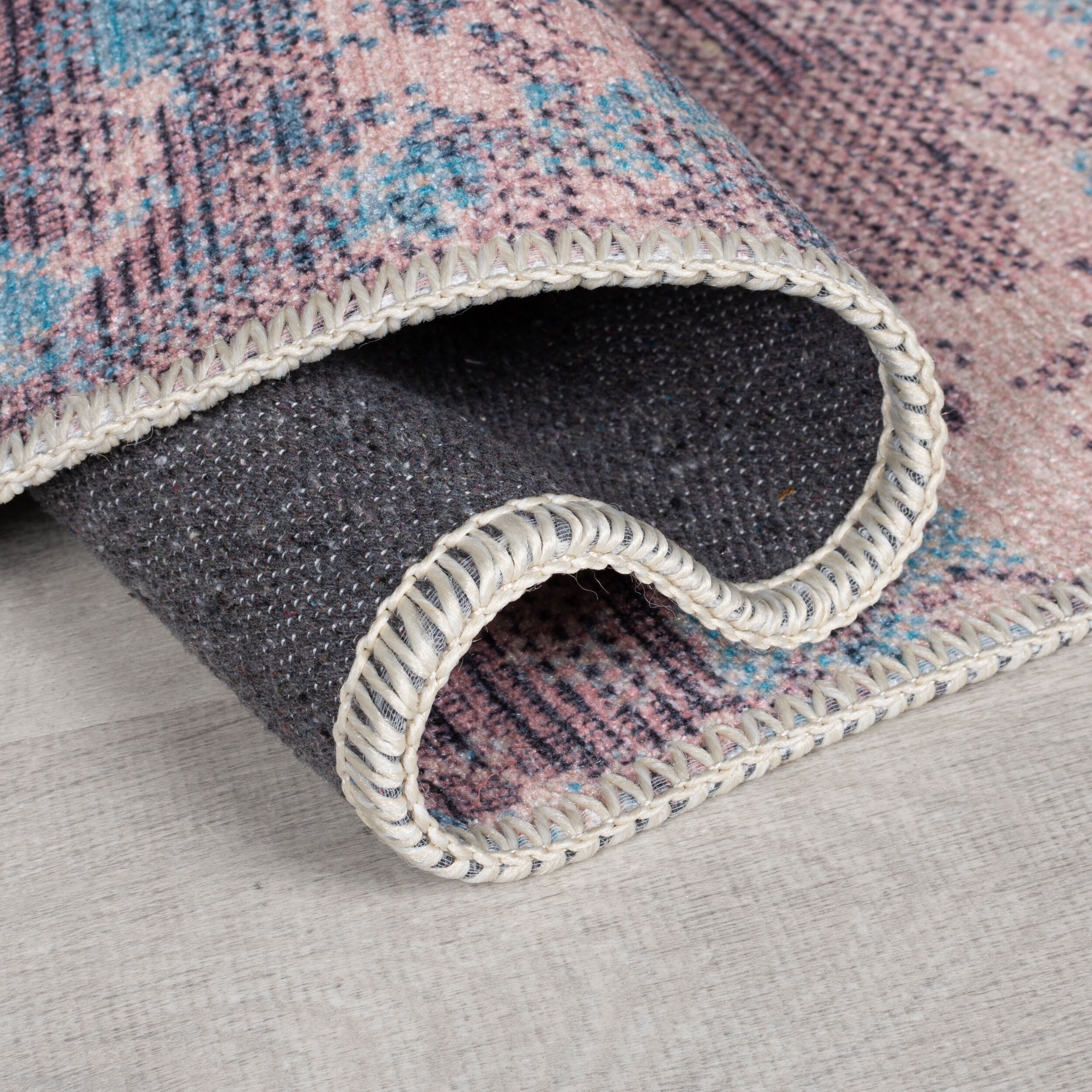 FLAIR RUGS Teppich Reid Abstract, rechteckig, Höhe: 4 mm, Waschbarer Teppich