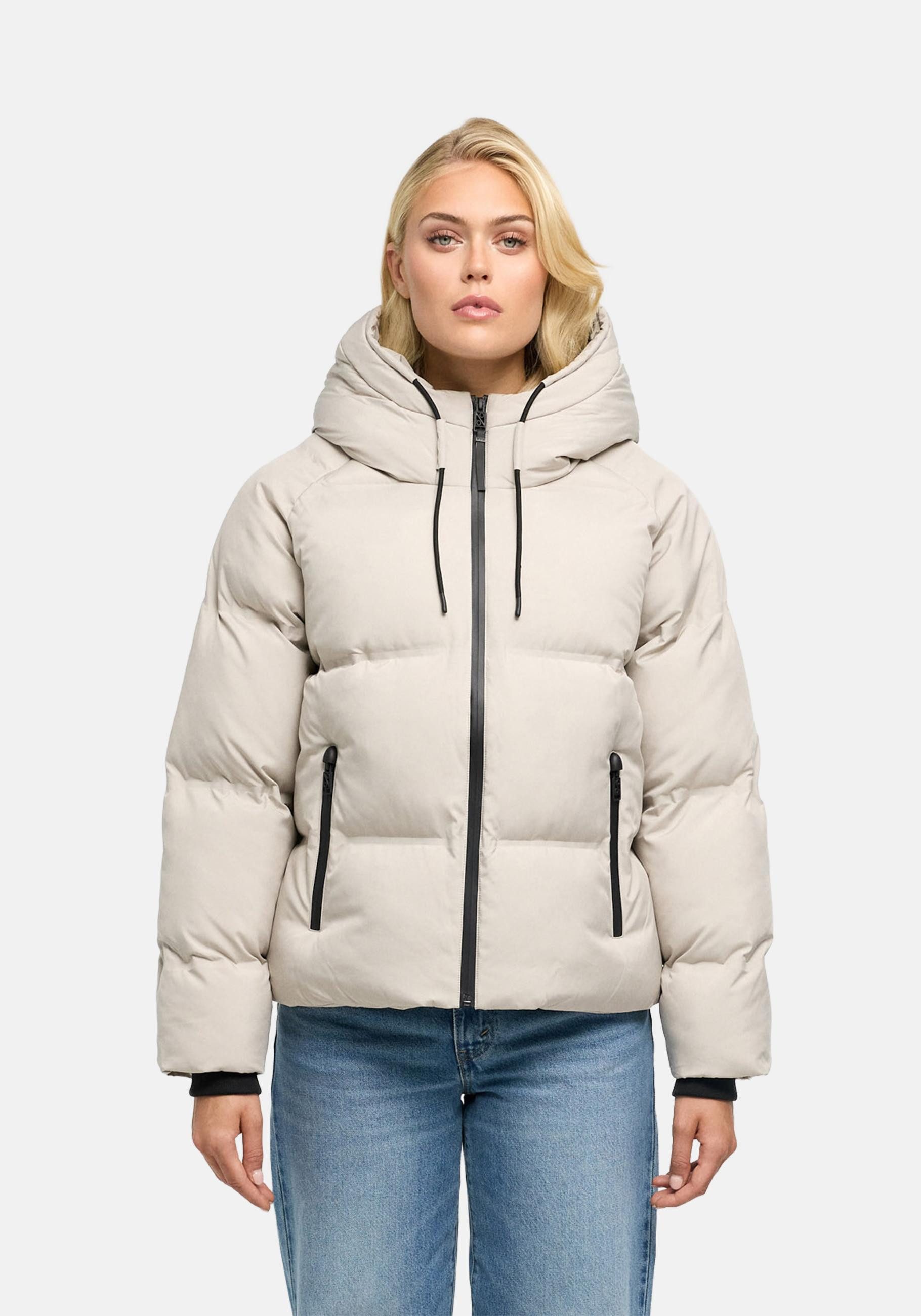 Navahoo Winterjacke Petit-Puffy 14 Damen Jacke mit verschweißter Steppung
