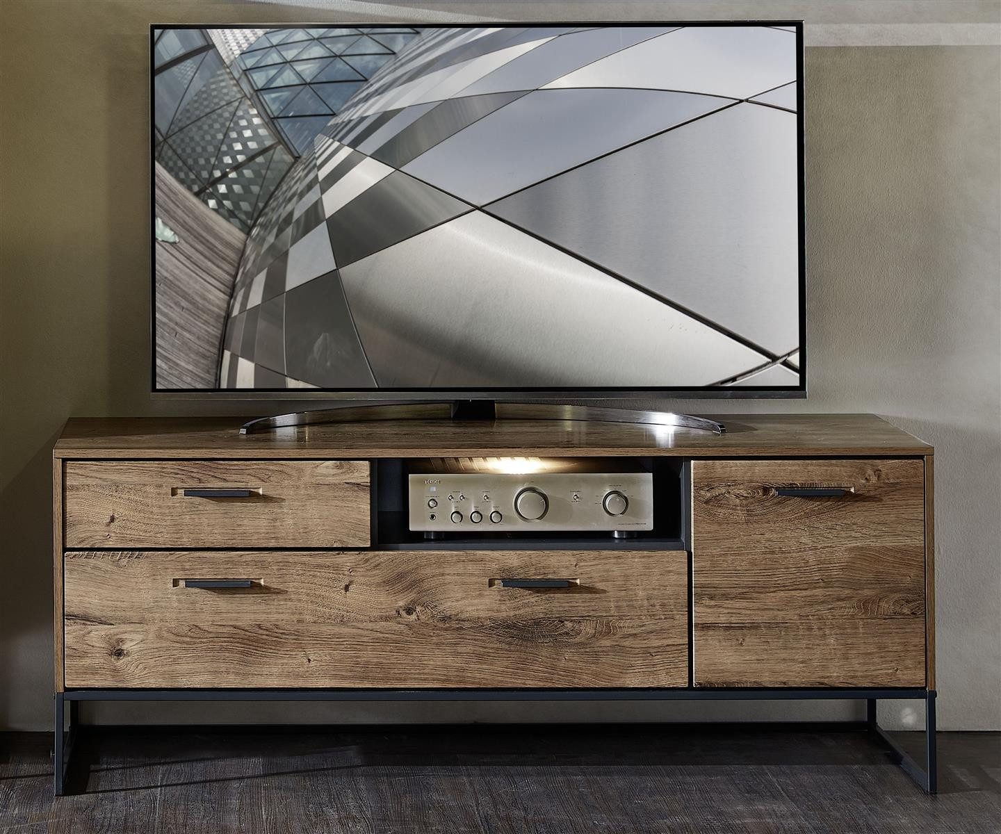 WOHN CONCEPT Premium Möbel TV-Board 156 x 62 x 48 cm (B/H/T)