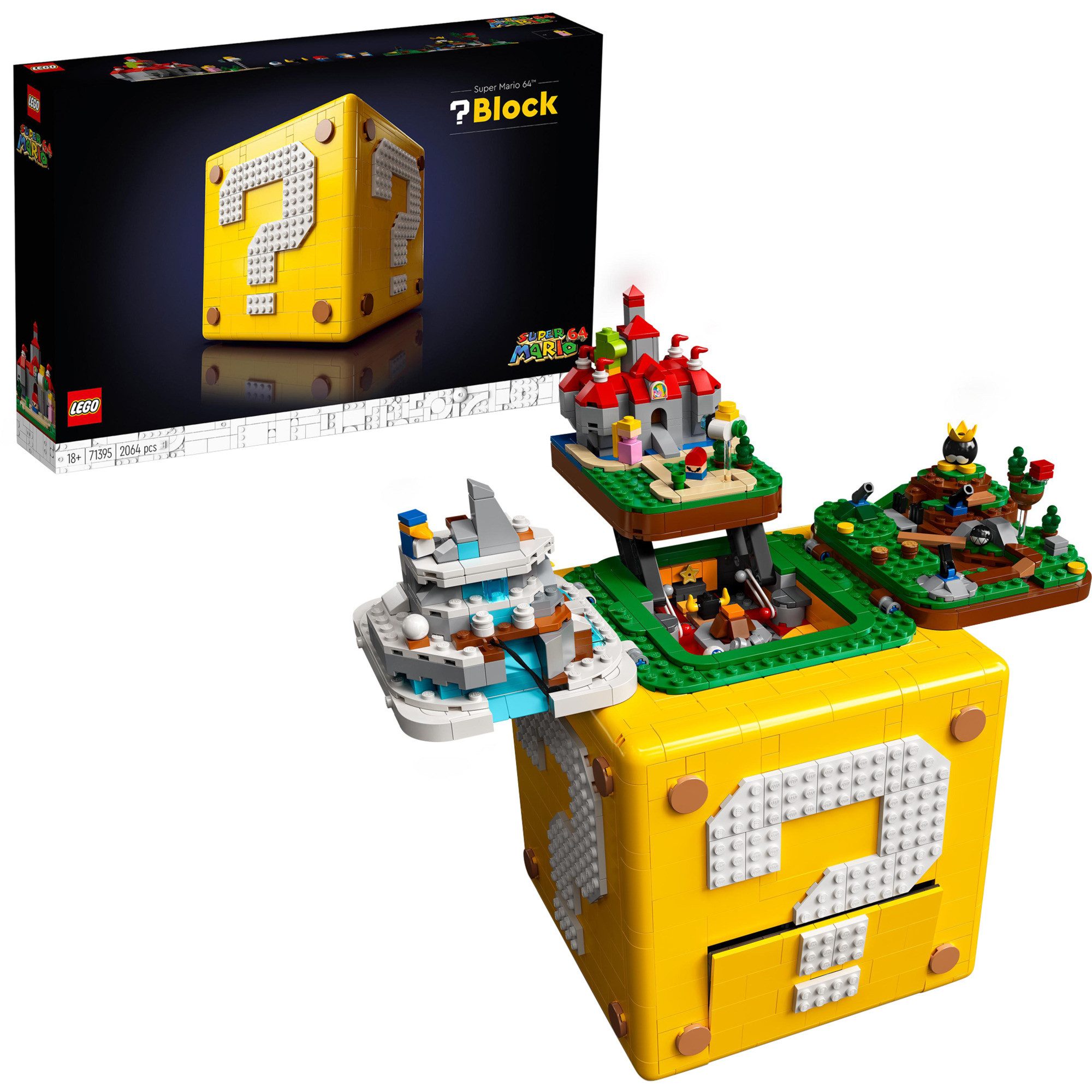 LEGO® Konstruktionsspielsteine Super Mario Fragezeichen-Block aus Super Mario 64