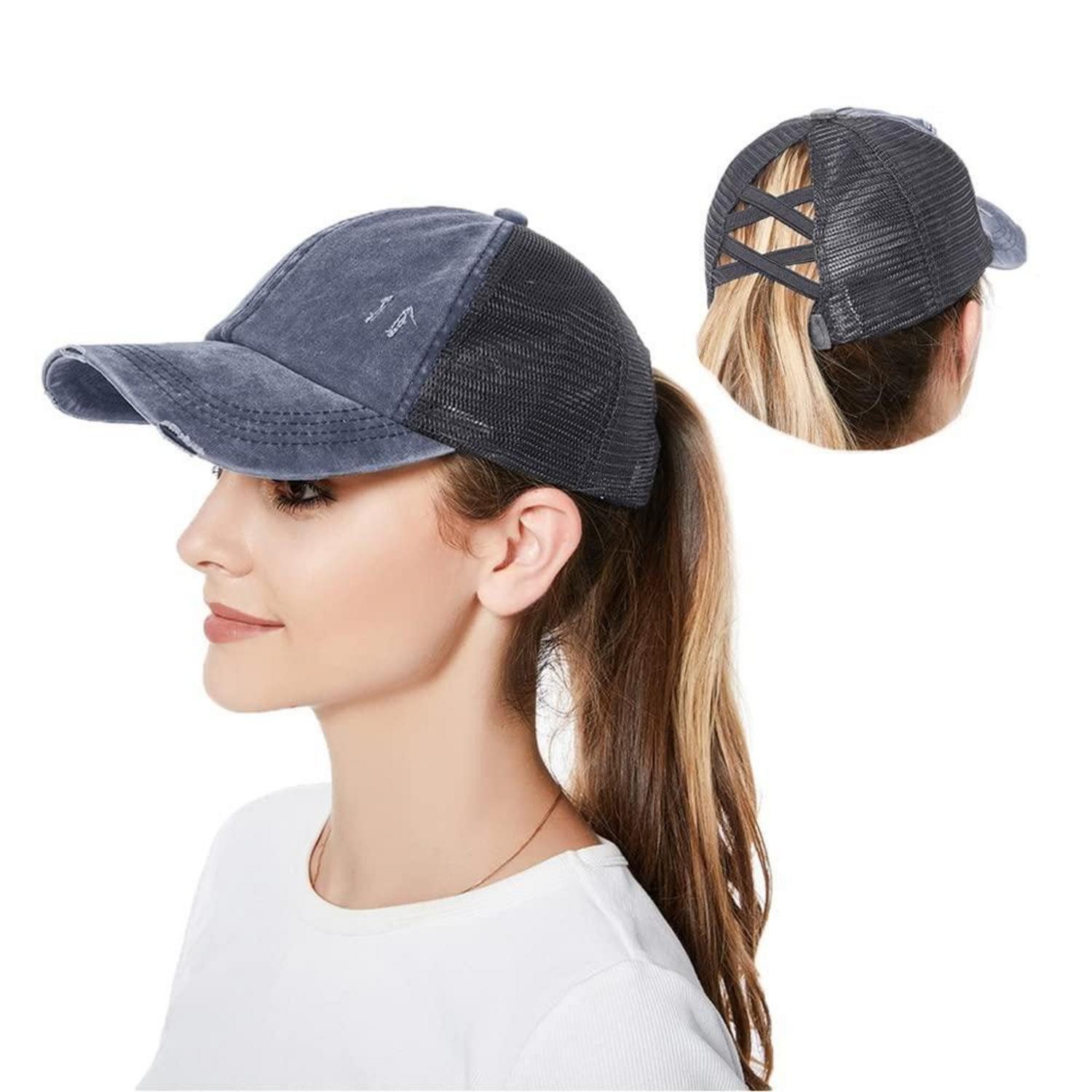 Baseball Cap Baseball Cap Damen Herren verstellbar 57 58cm 2 Blau