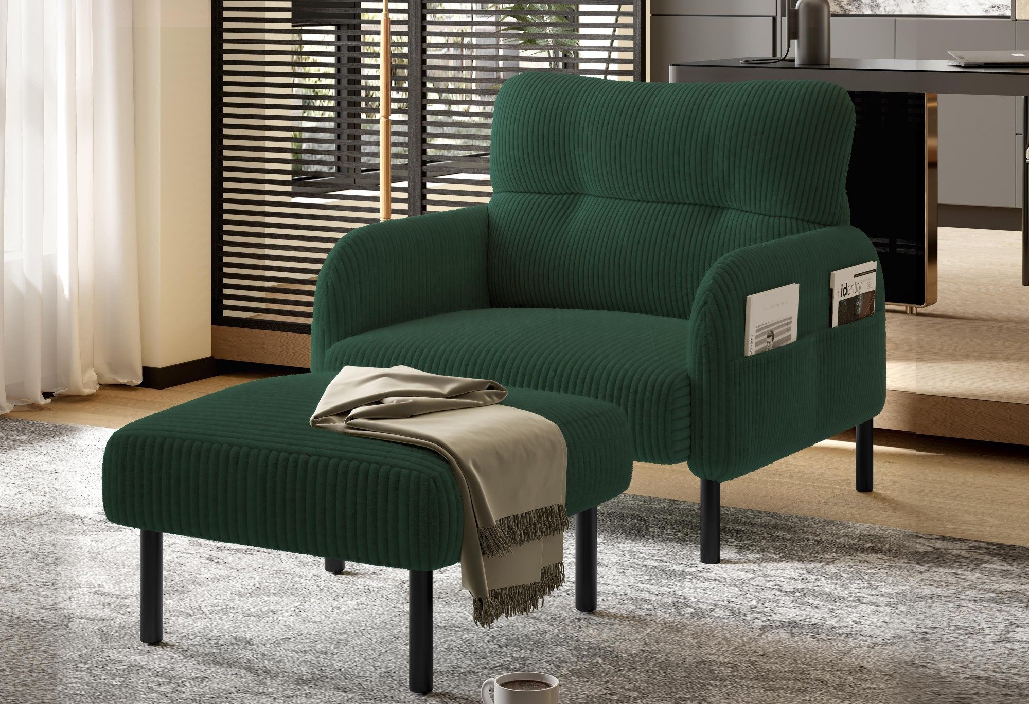 LVHOM Sofa Polstergarnitur, Sicher, komfortabel & multifunktional für Familien, 2 Teile