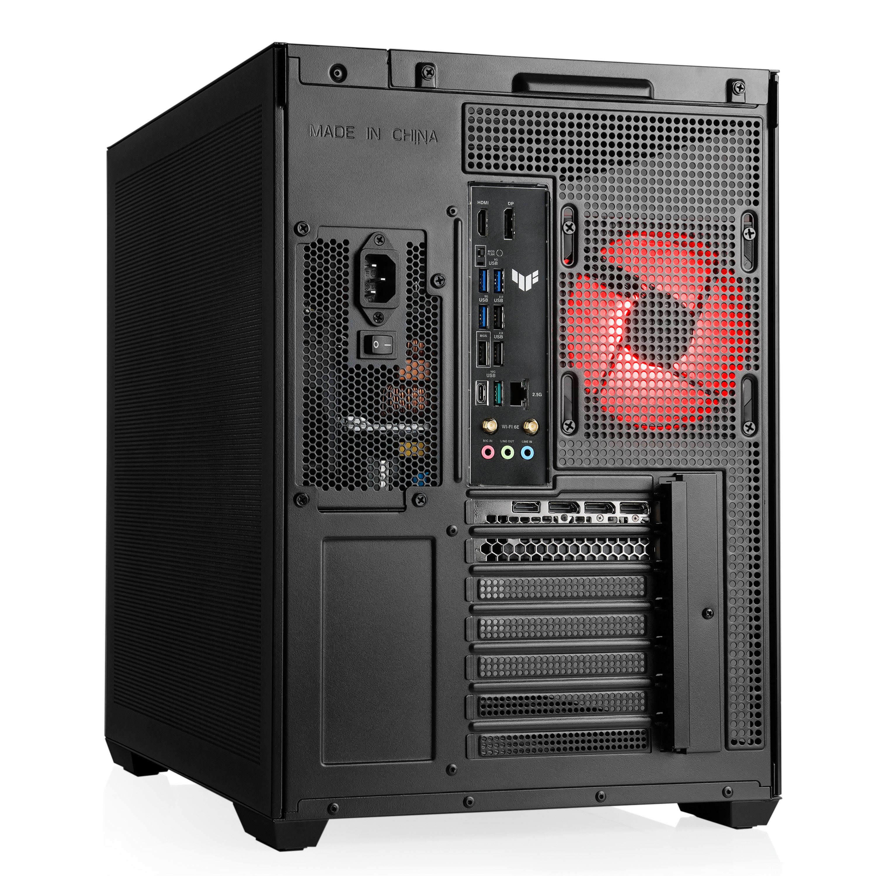 CSL Vitrum Advanced V24527 PC (AMD Ryzen 7 9800X3D, NVIDIA GeForce RTX 5070 Ti, 32 GB RAM, 2000 GB SSD, Wasserkühlung) – Bild 3 von 4