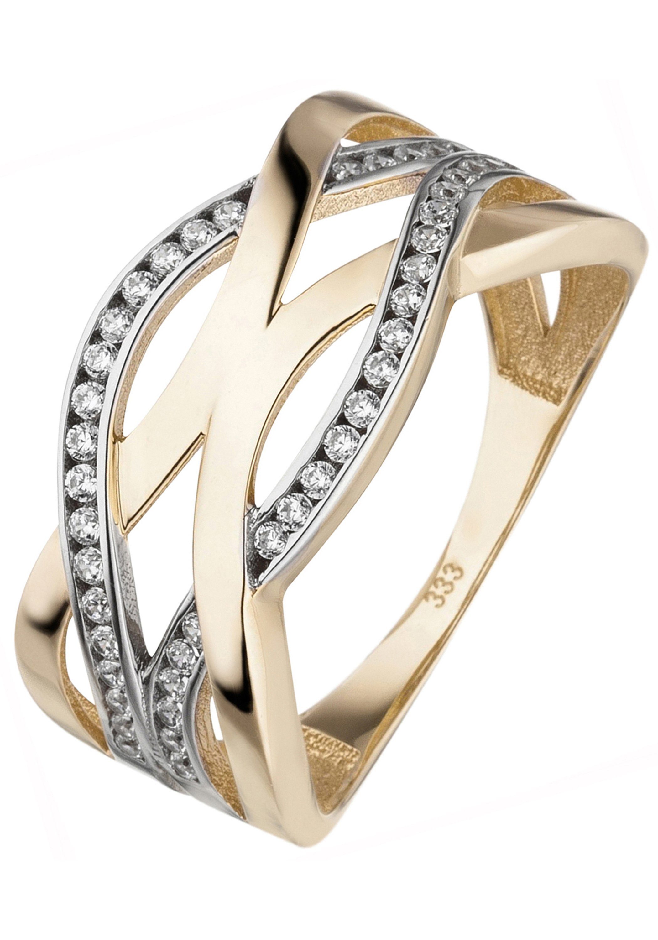 JOBO Fingerring, 333 Gold bicolor mit günstig online kaufen