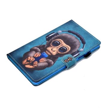 Wigento Tablet-Hülle Für Samsung Galaxy Tab A7 T500 / T505 2020 Motiv 64 Tasche Kunst Leder Hülle Etuis