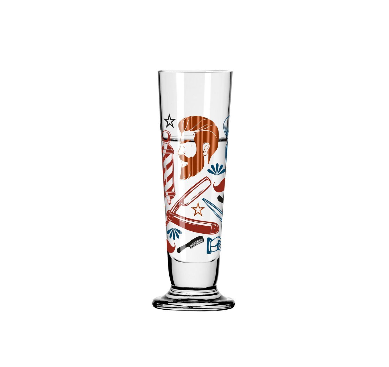 Ritzenhoff Schnapsglas Dekomiro 2er Set Heldenfest Barbier, Kristallglas