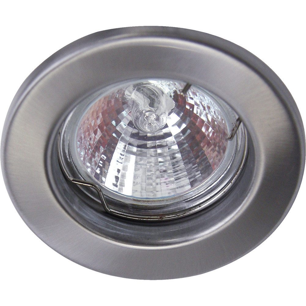 HEITRONIC Einbauleuchte Heitronic 23550 DL5701 Einbauleuchte LED GU5.3 35 W Edelstahl (gebür