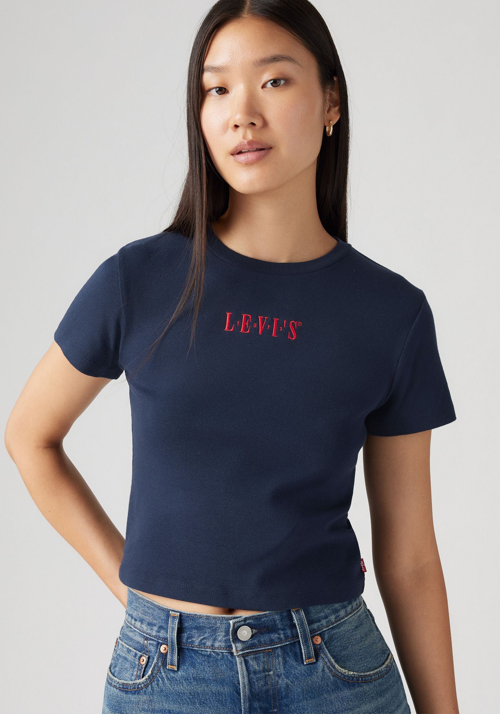 Levi's® Print-Shirt GR ESSENTIAL SPORTY TEE mit Logo-Print