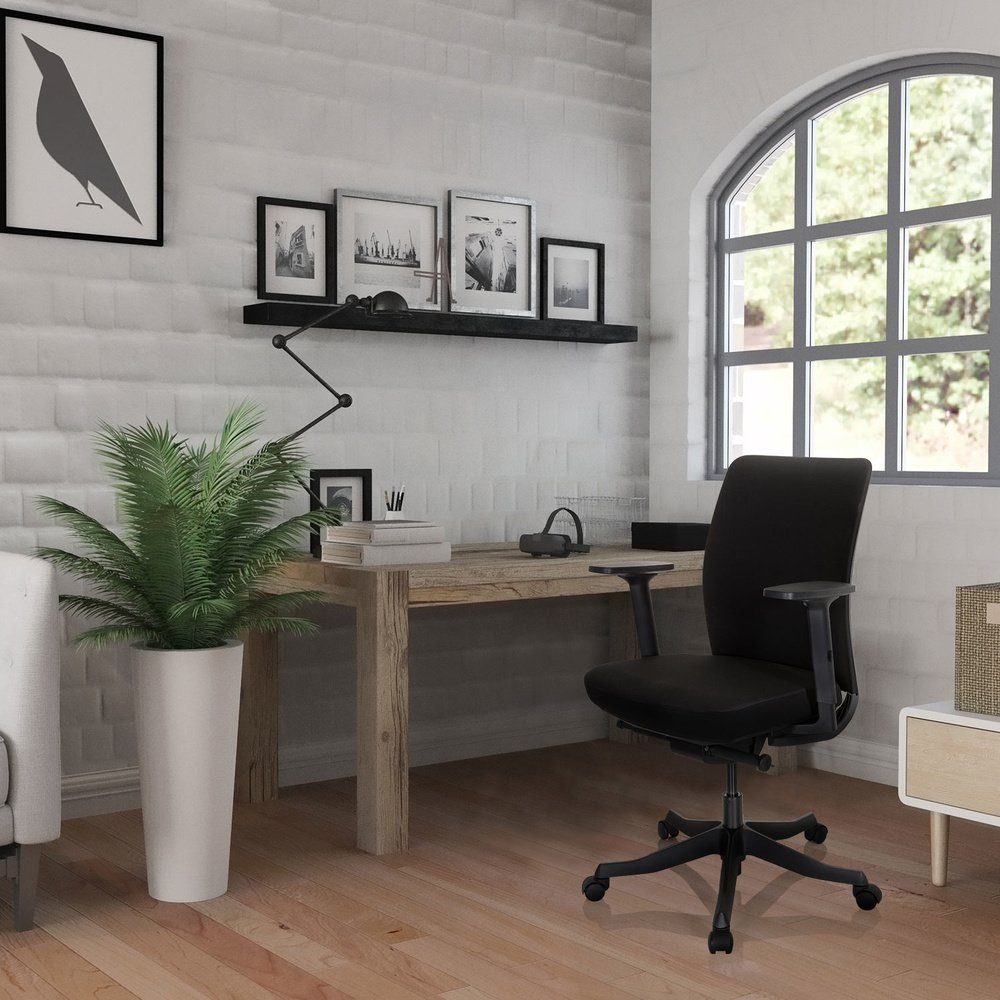 Bürostuhl ergonomisch Drehstuhl (1 Profi OFFICE Schreibtischstuhl St), SENATOR hjh Stoff