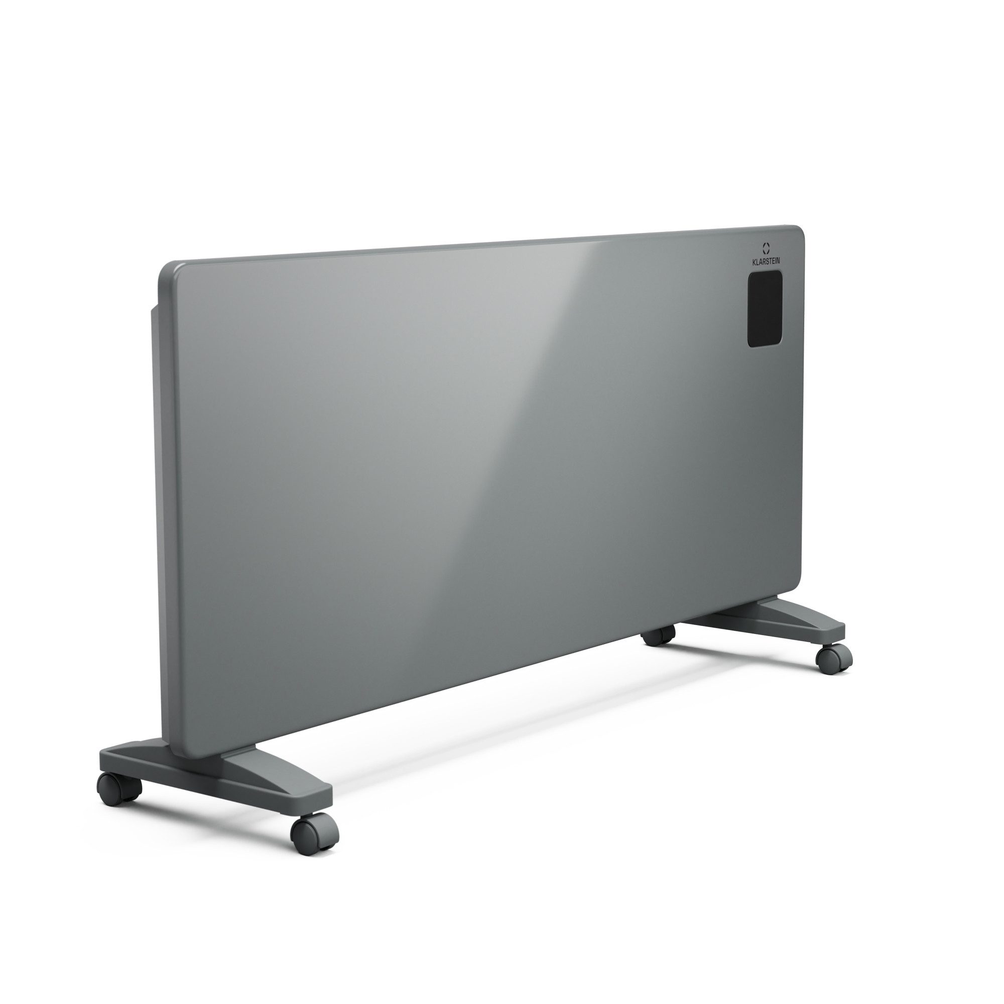 Klarstein Heizstrahler Bansin Smart 2500, Konvektorheizung Heizkörper Kindersicherung Timer 2500W Grau