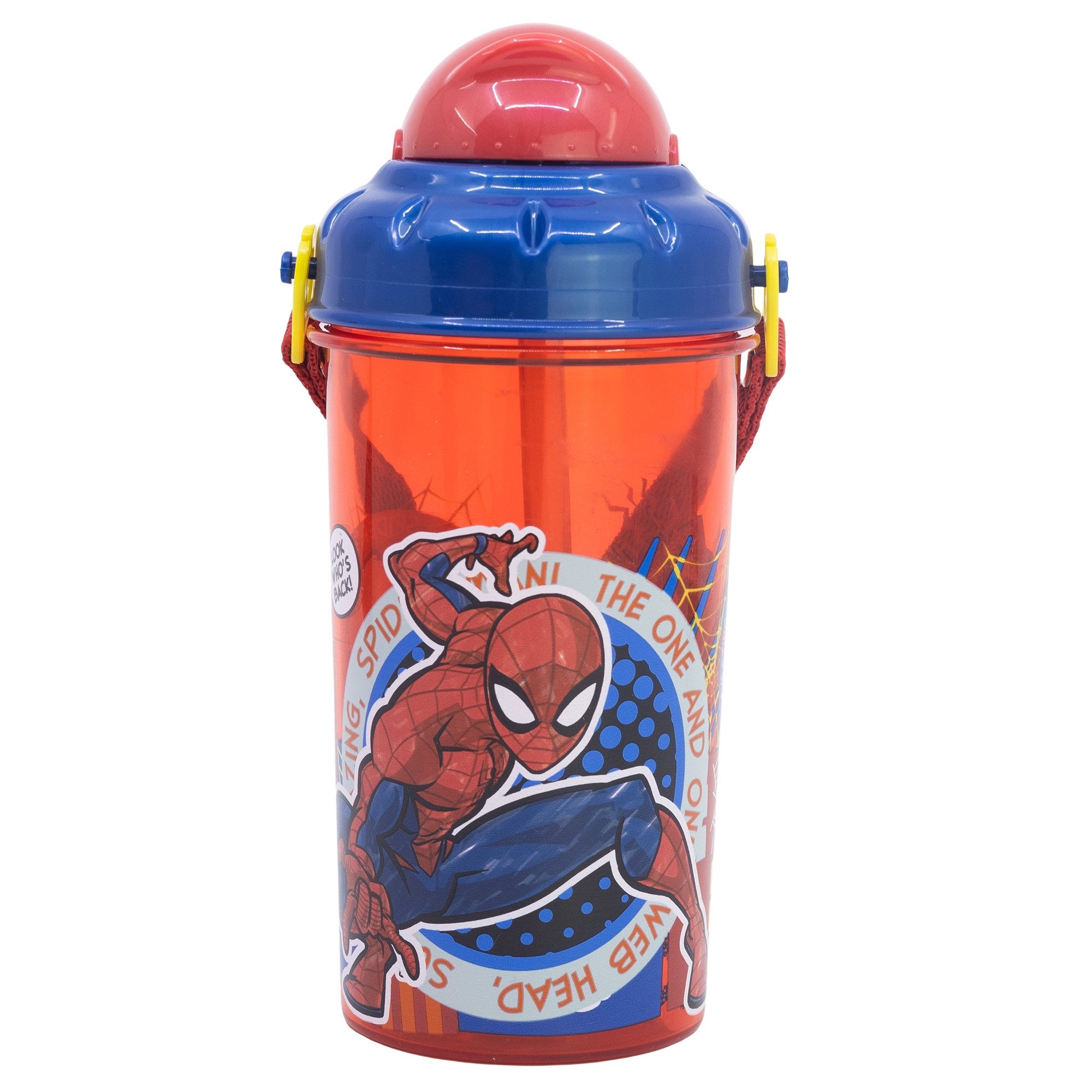 MARVEL Trinkflasche Marvel Spiderman Sportflasche Wasserflasche Flasche 465 ml